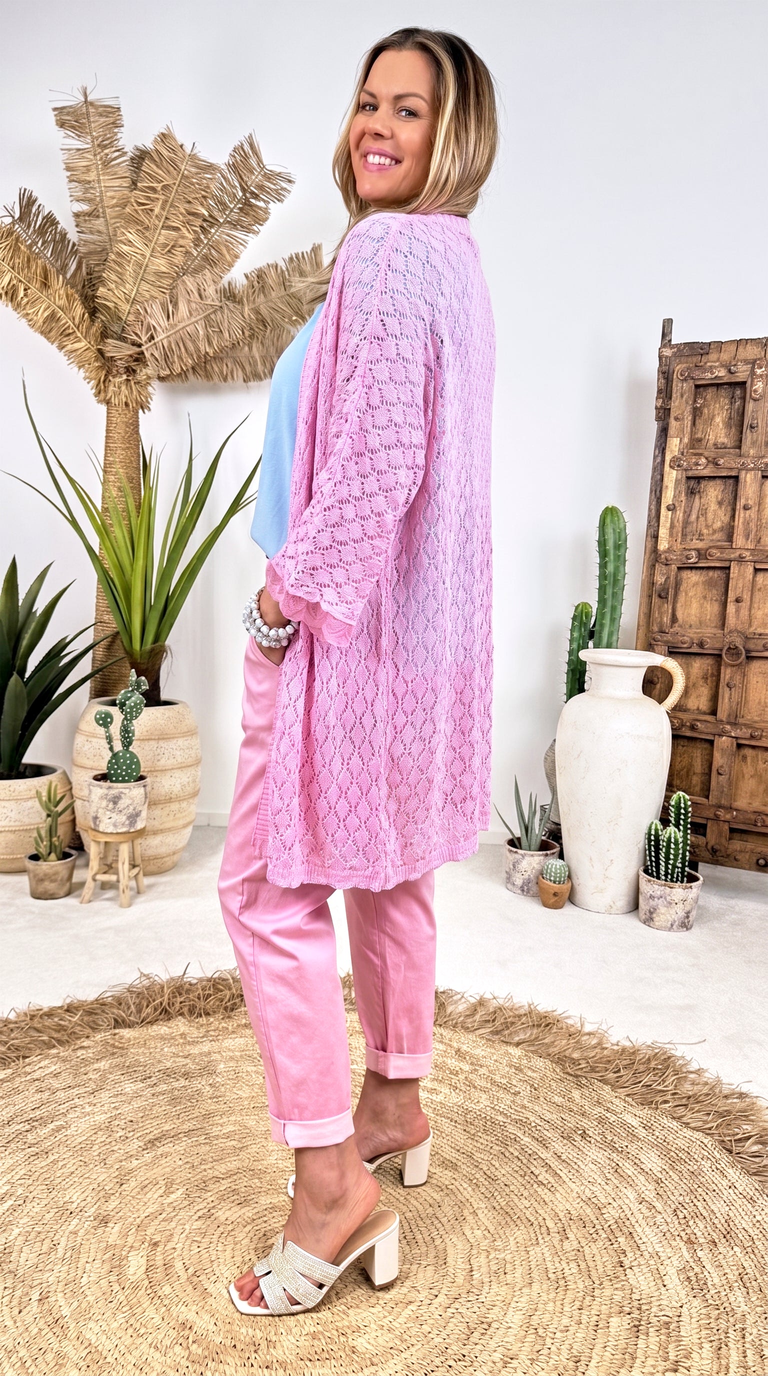 Cardigan Candy Lace *Rosa*