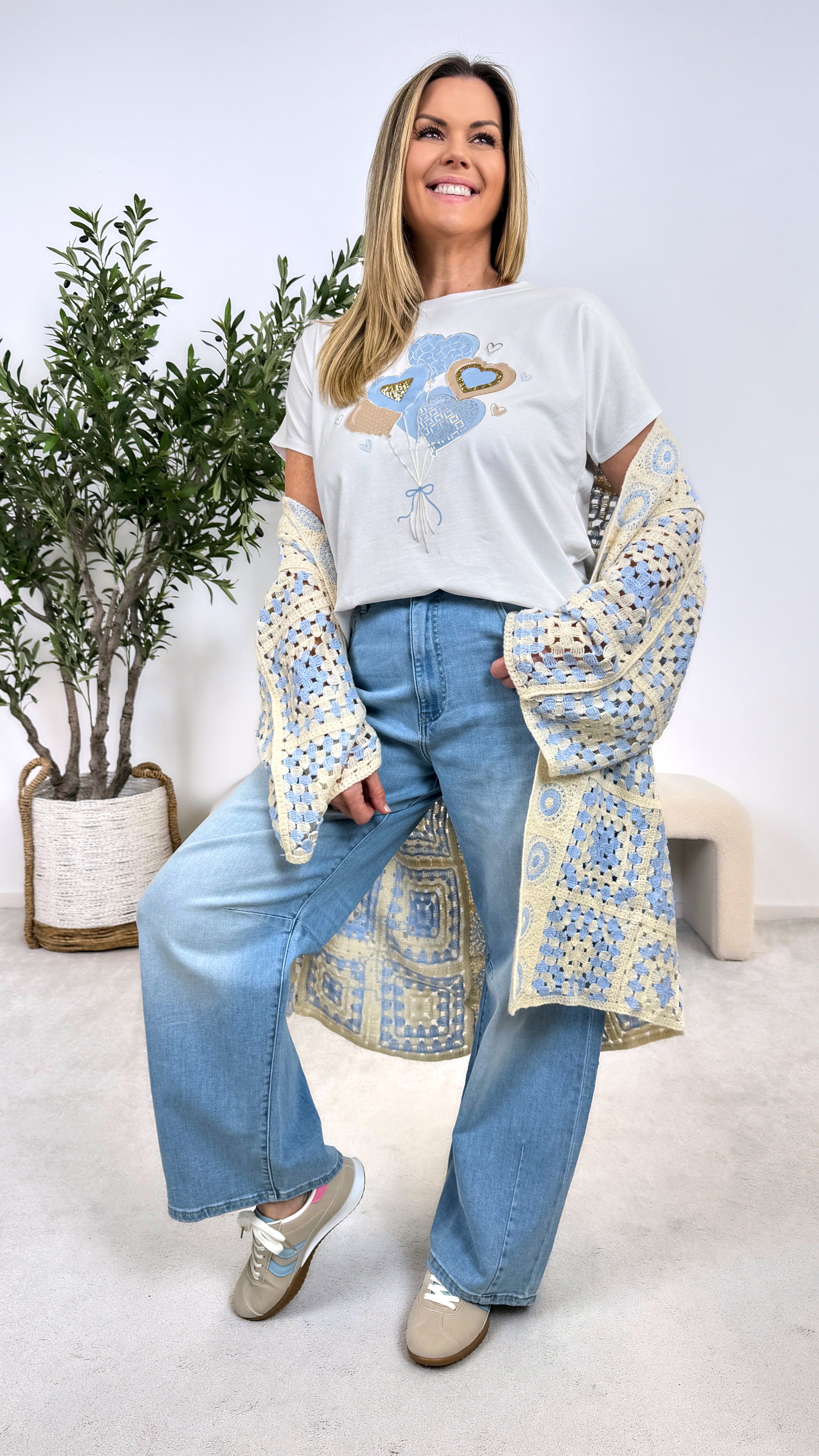 T-Shirt Love Lift *Hellblau*