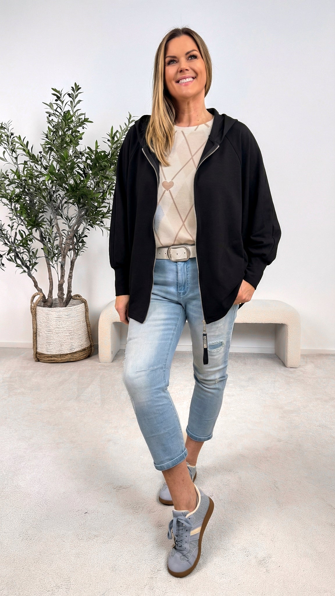 Sweatjacke Girls Night *Schwarz*