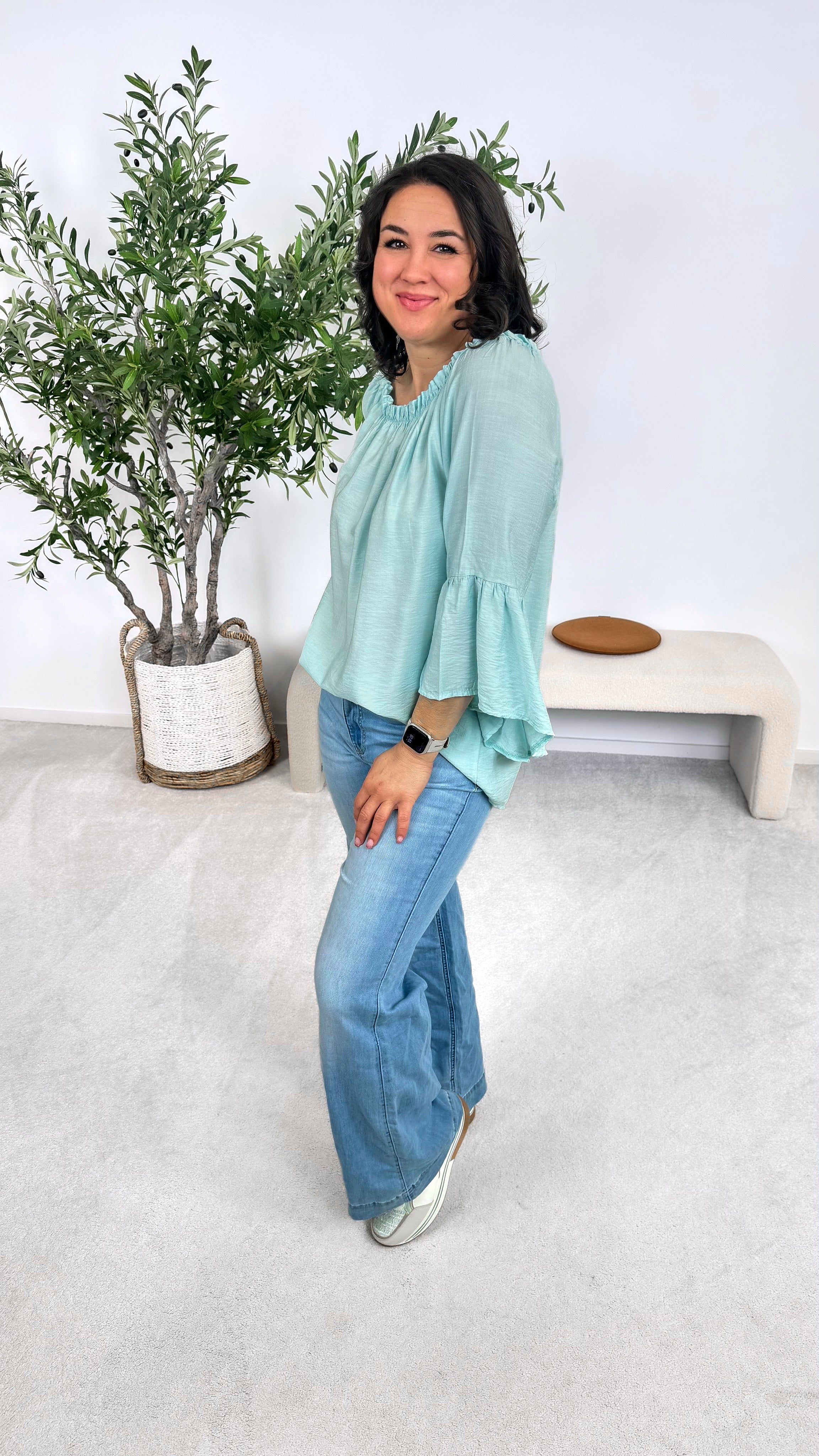 Blusenshirt Lovely Escape *Mint*