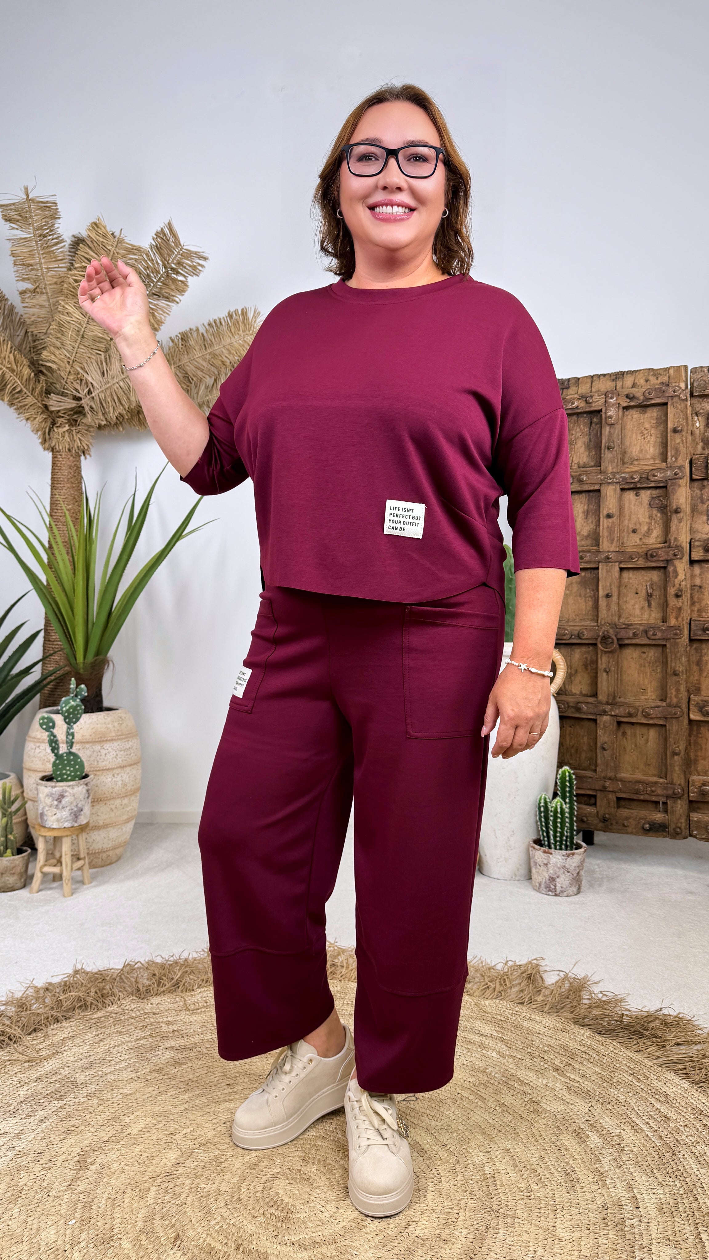 Sweathose Kibibi Pearl *Bordeaux*