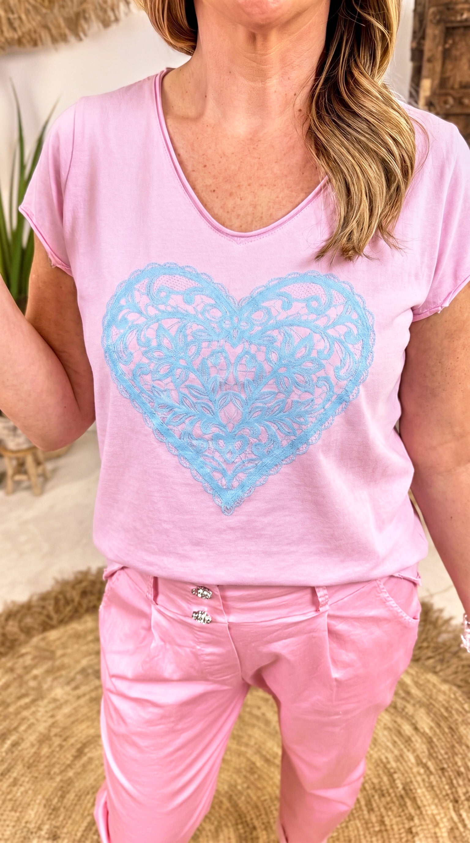 T-Shirt Dreamy Heart *Rosa*