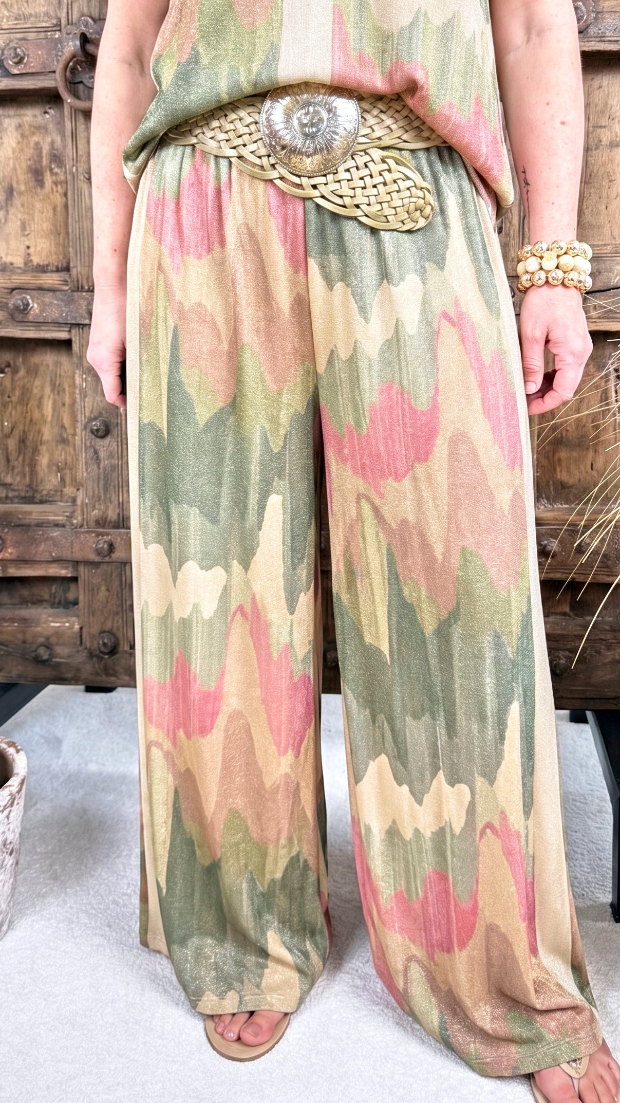 Weite Hose Dreamy Motion *Khaki*