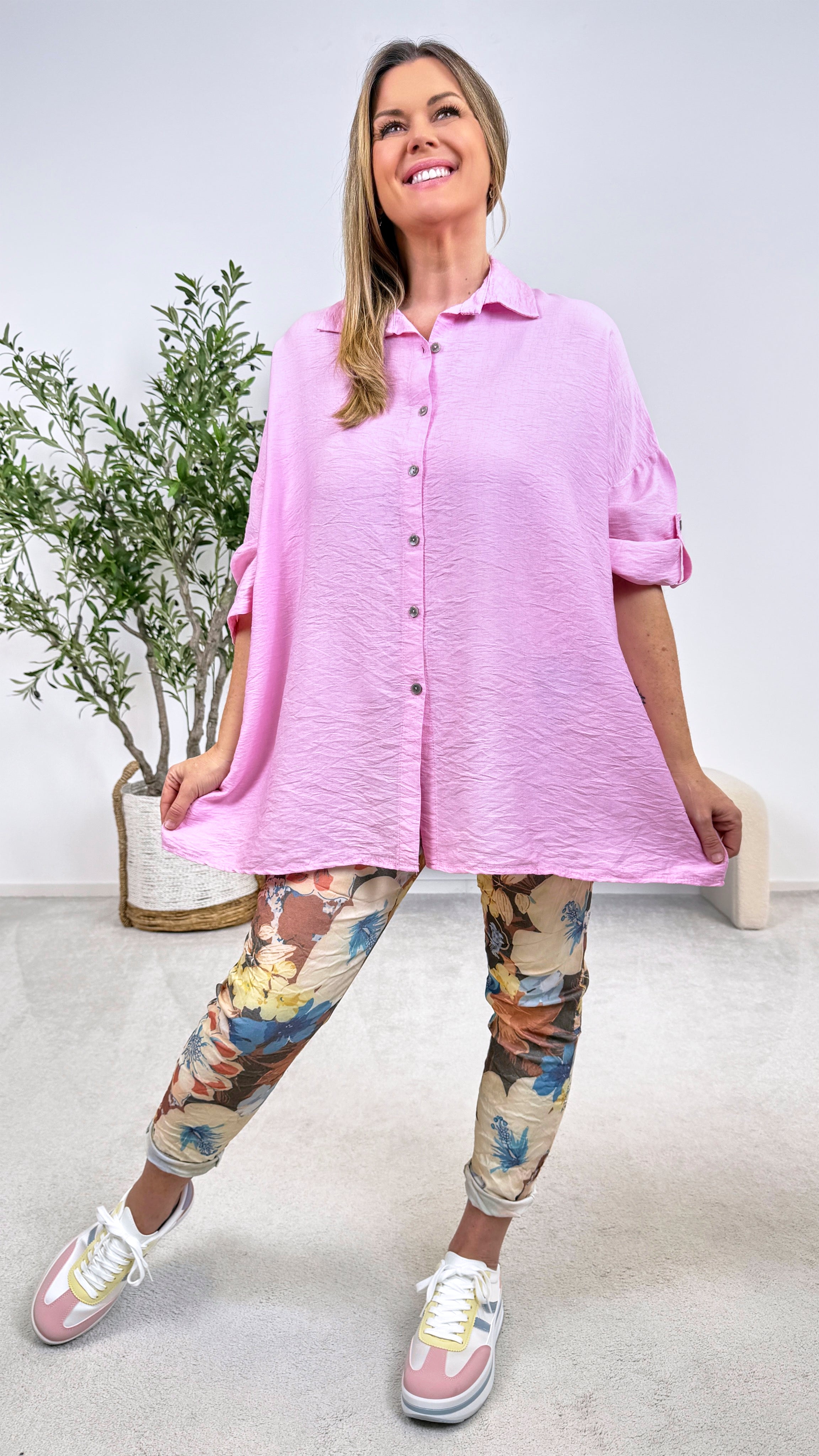 Bluse Let it Flow *Babypink*