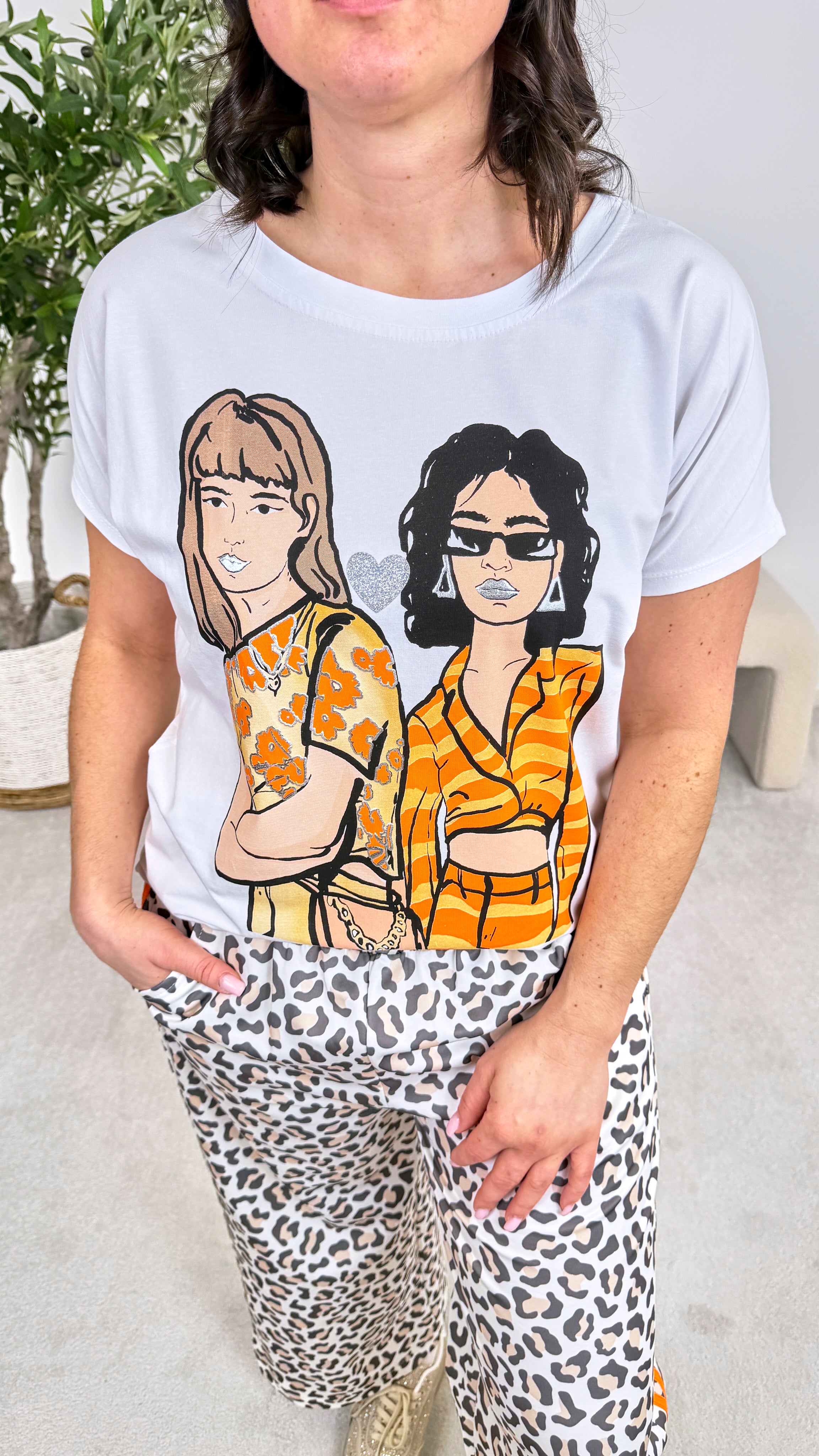 T-Shirt Best Friends *Orange*