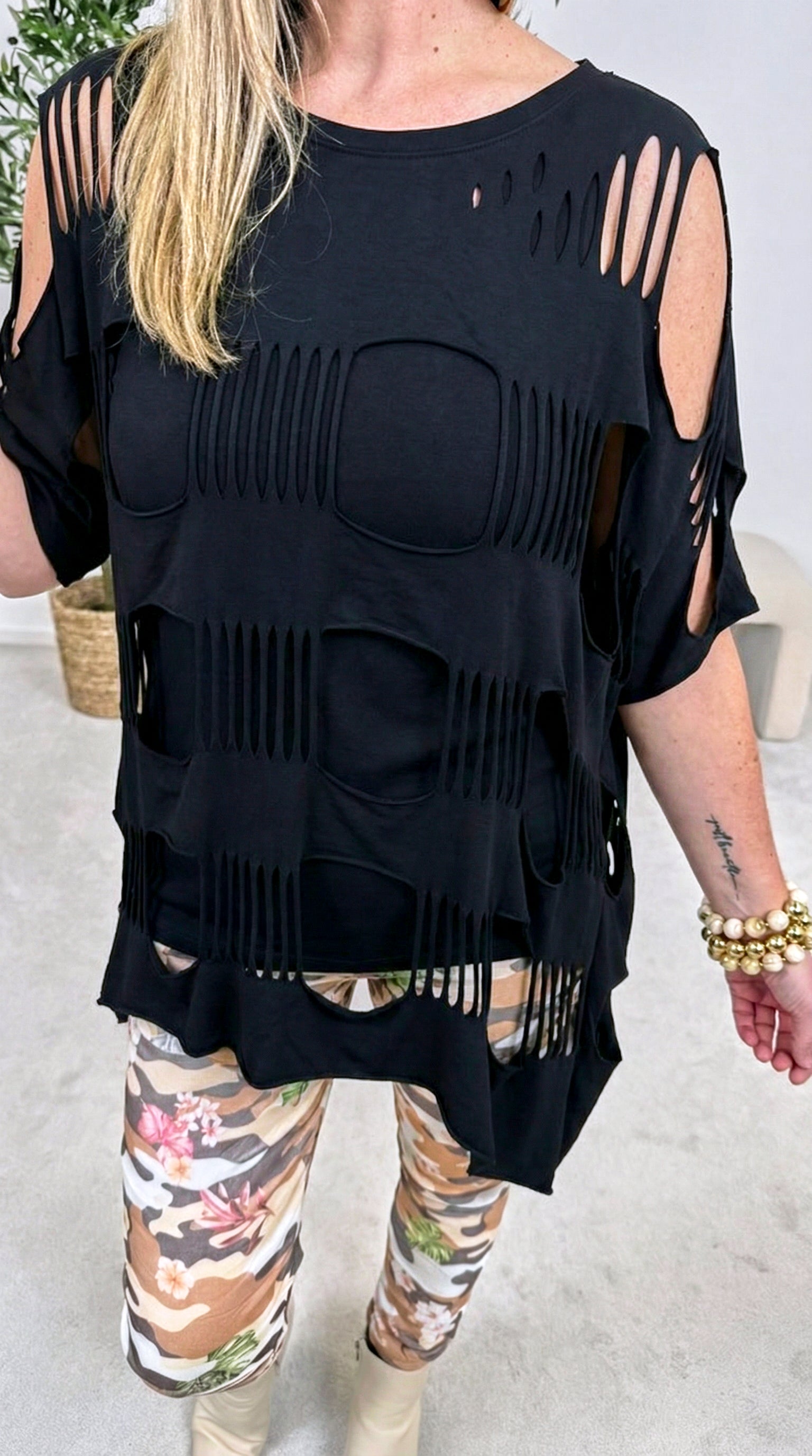 T-Shirt Rebel Beauty *Schwarz*