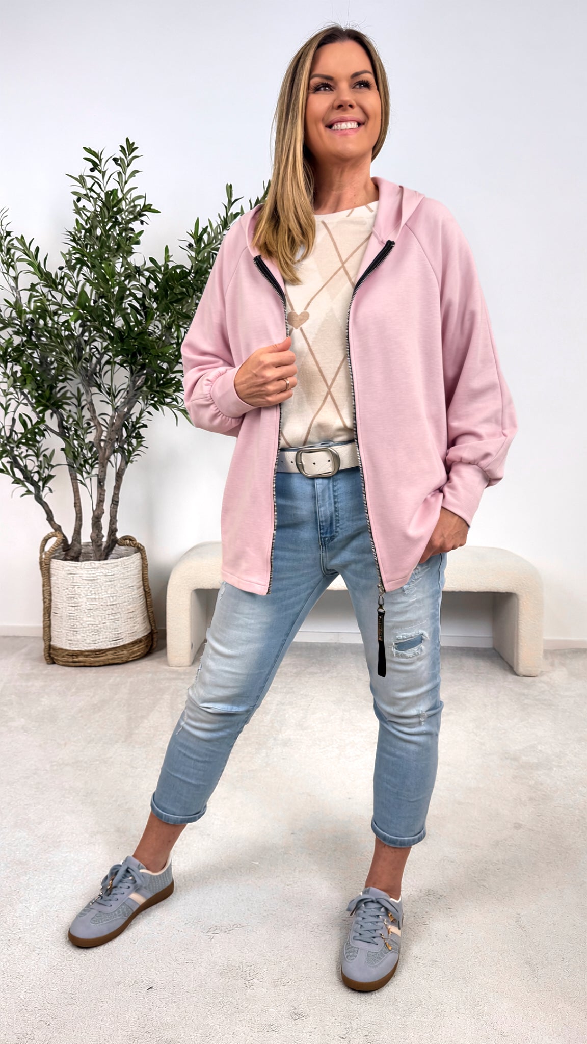 Sweatjacke Girls Night *Rosa*