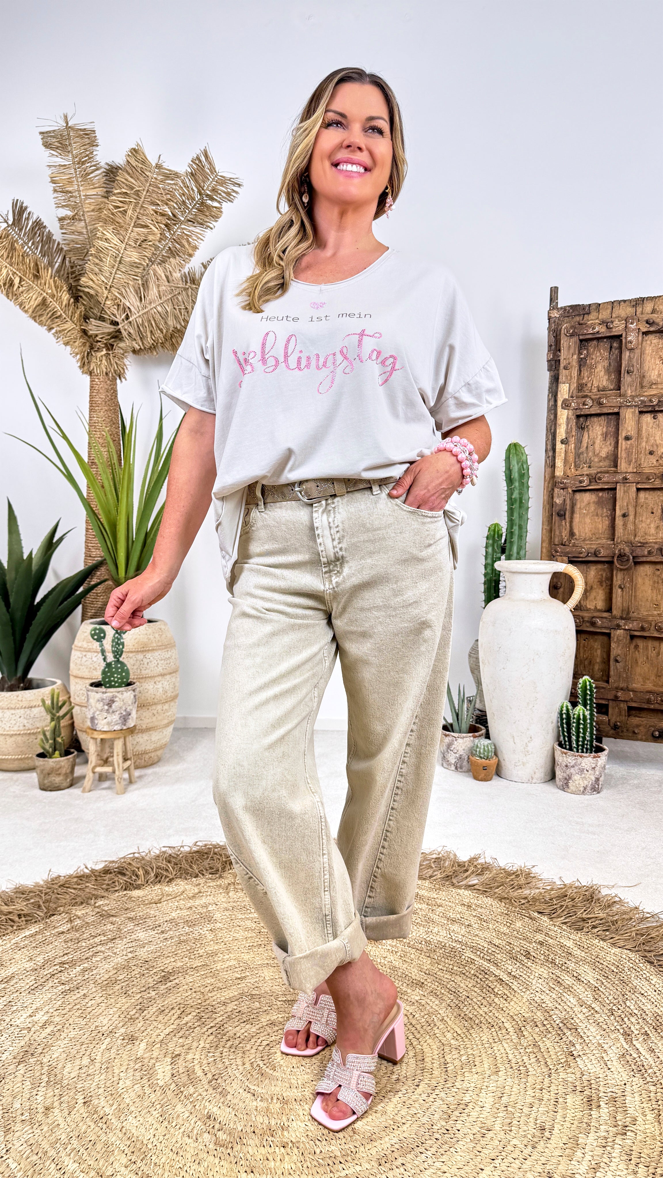 T-Shirt Lieblingstag *Beige*