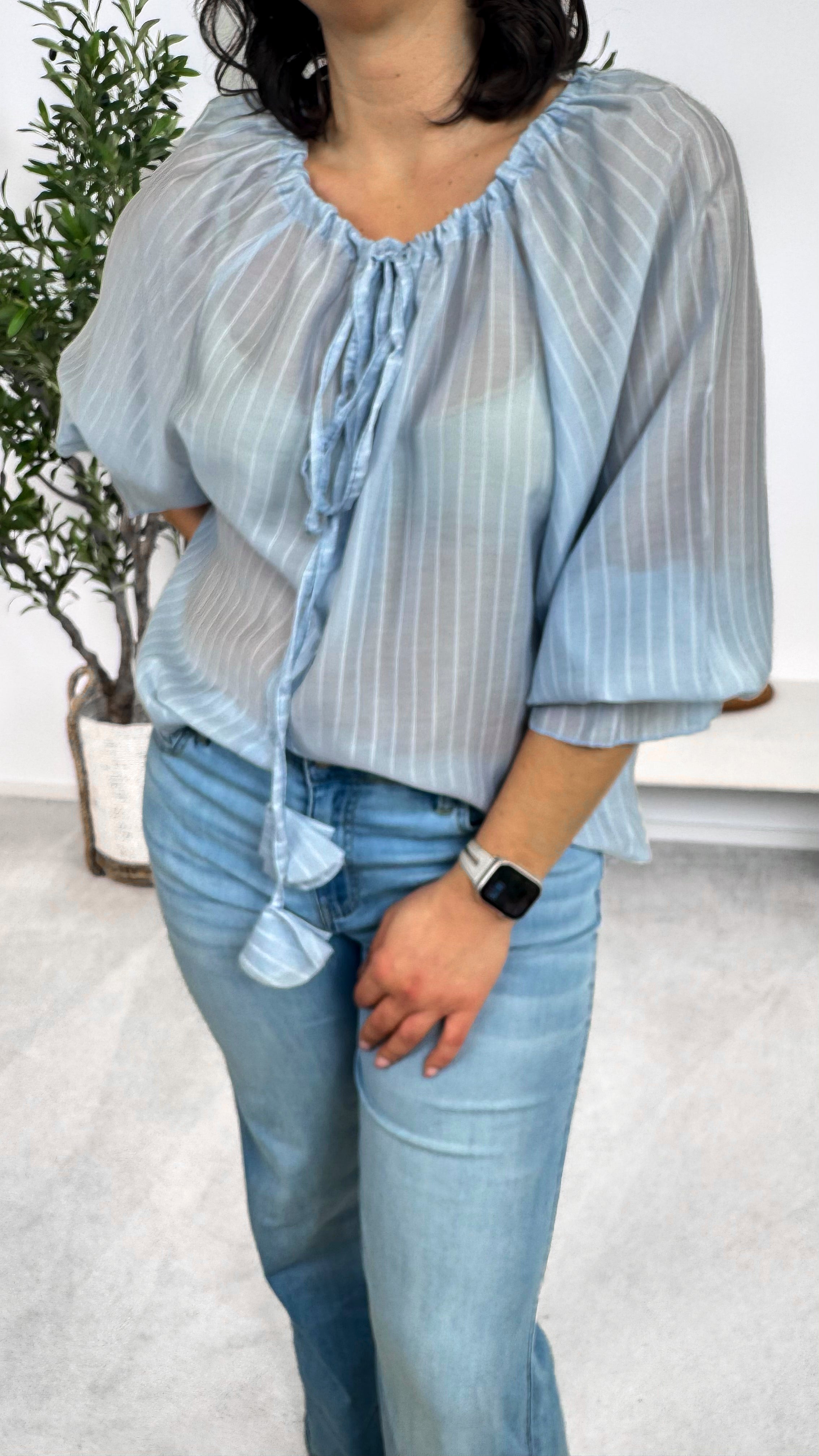 Bluse Seaside Soul *Hellblau*