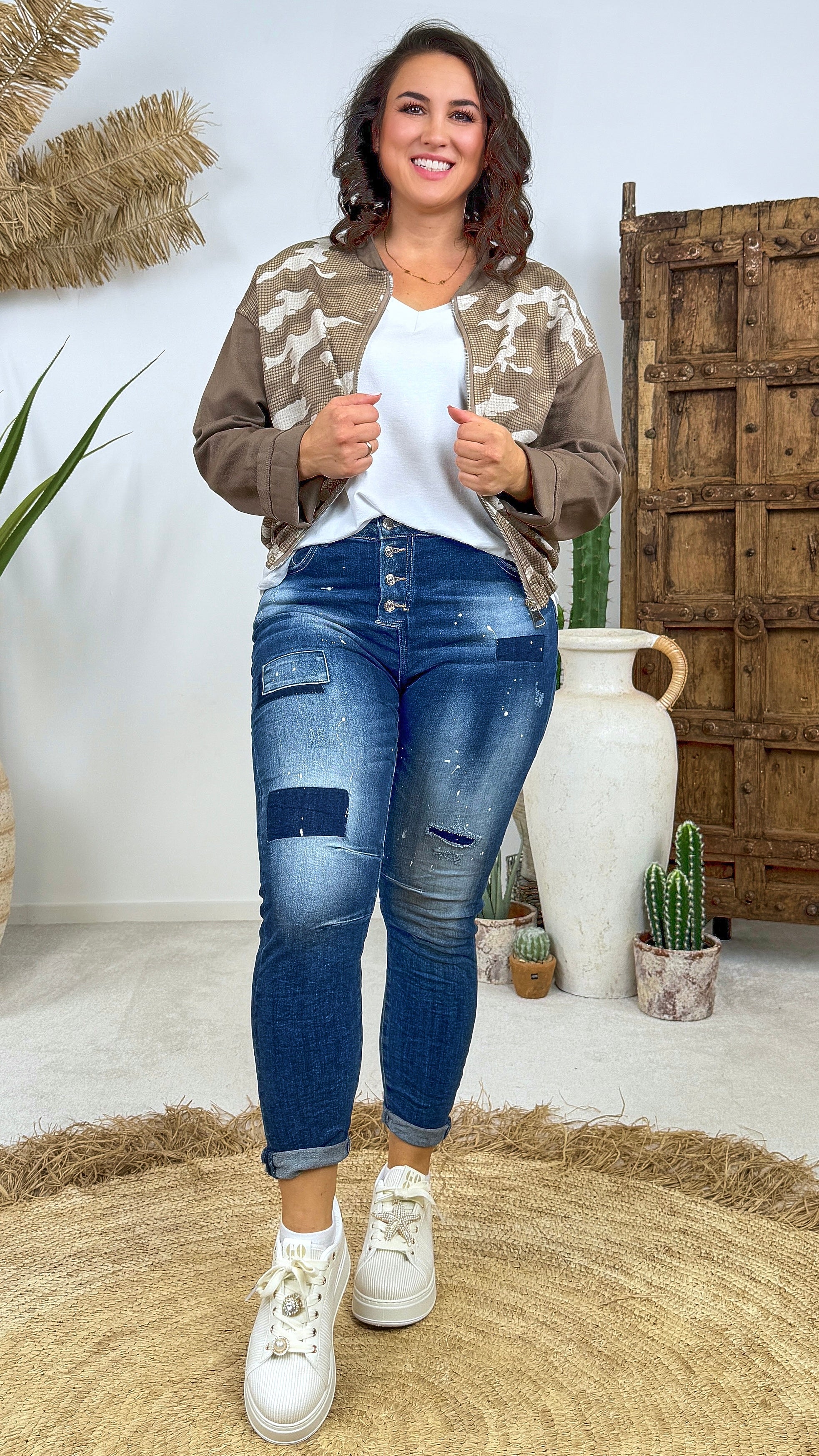 Jeansjacke Carin Trail *Braun*