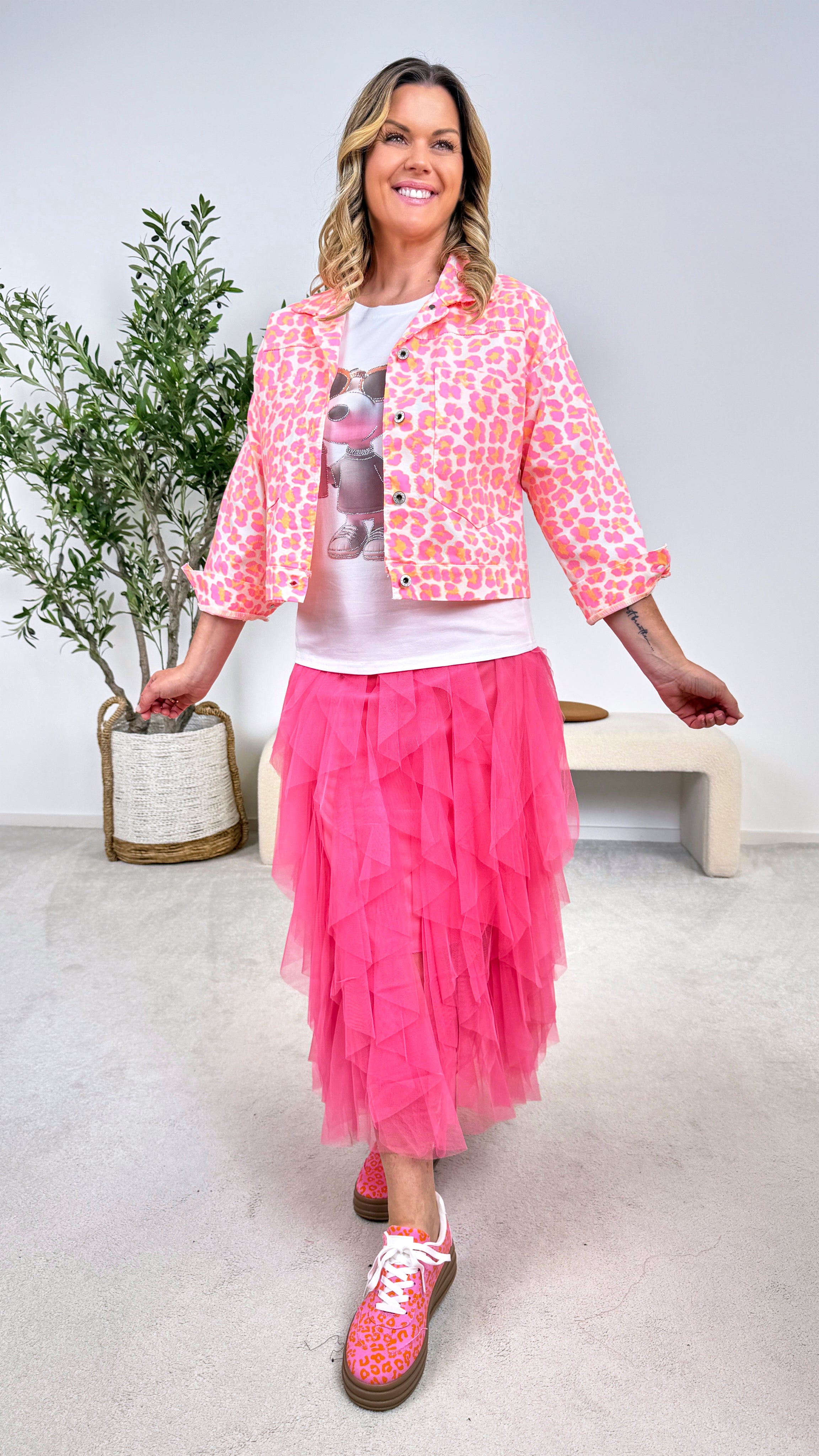 Jeansjacke Wild Neon