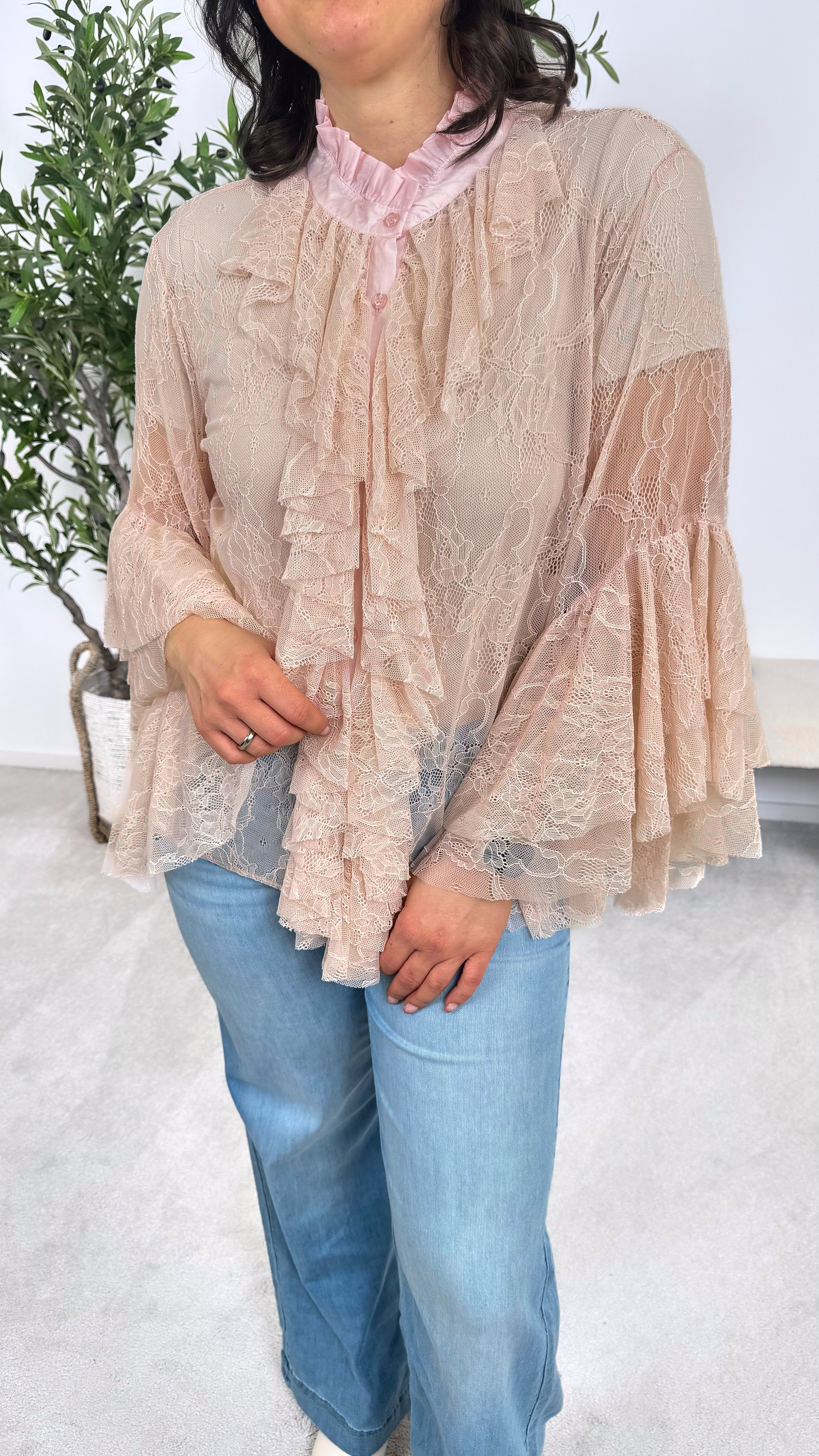 Bluse Madame Romance *Rosa*
