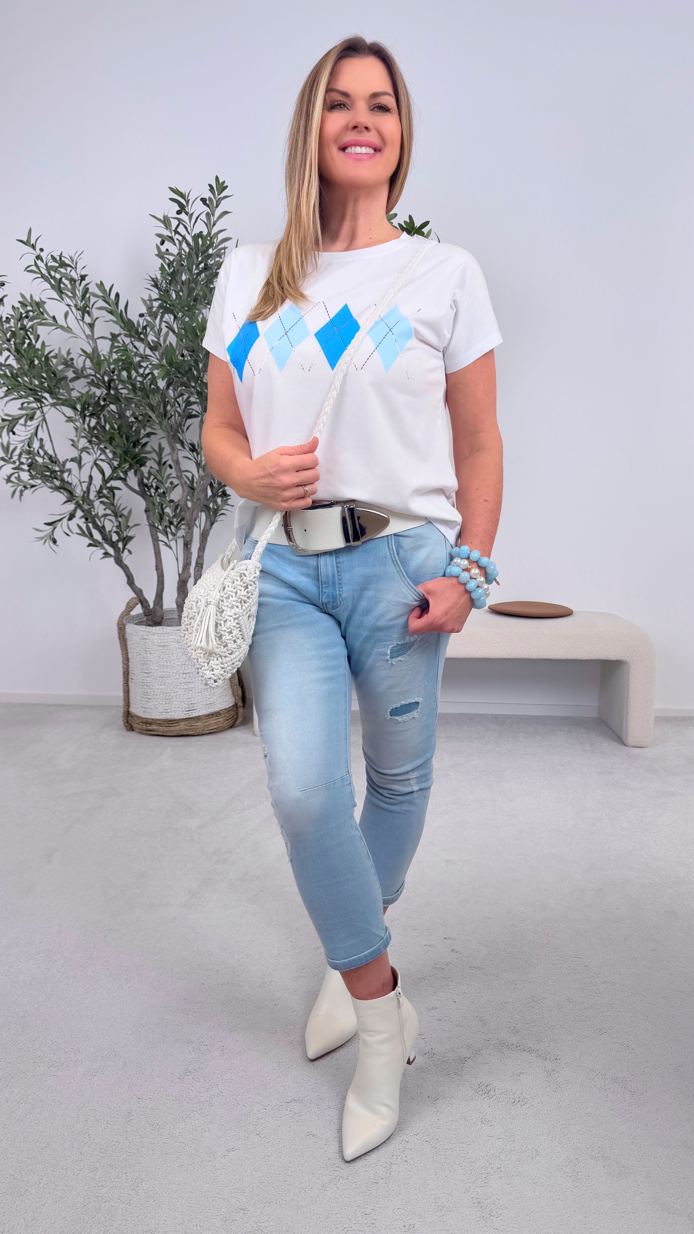 T-Shirt Easy Mood *Blau*