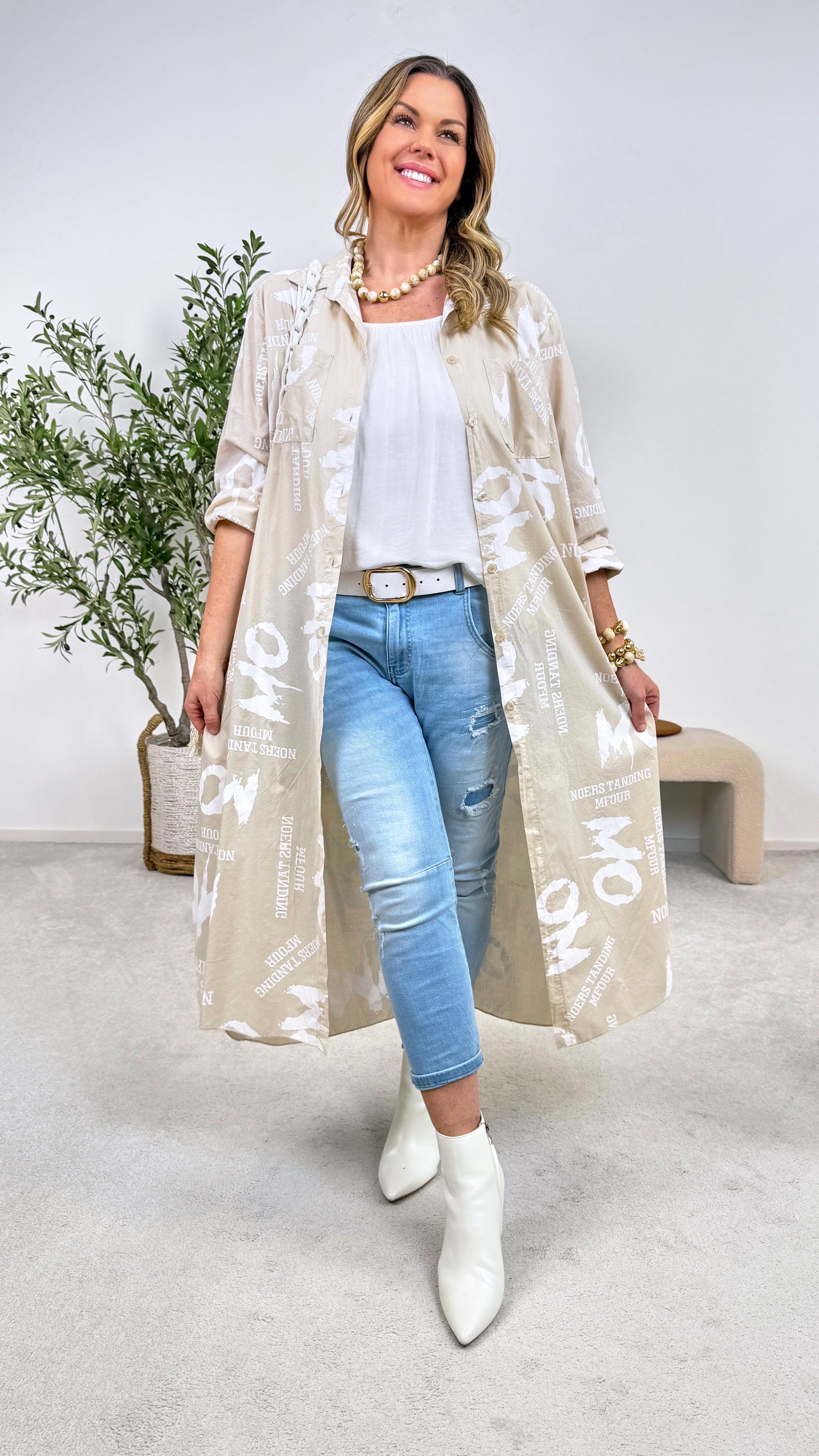 Kaftan Wild Message *Beige*