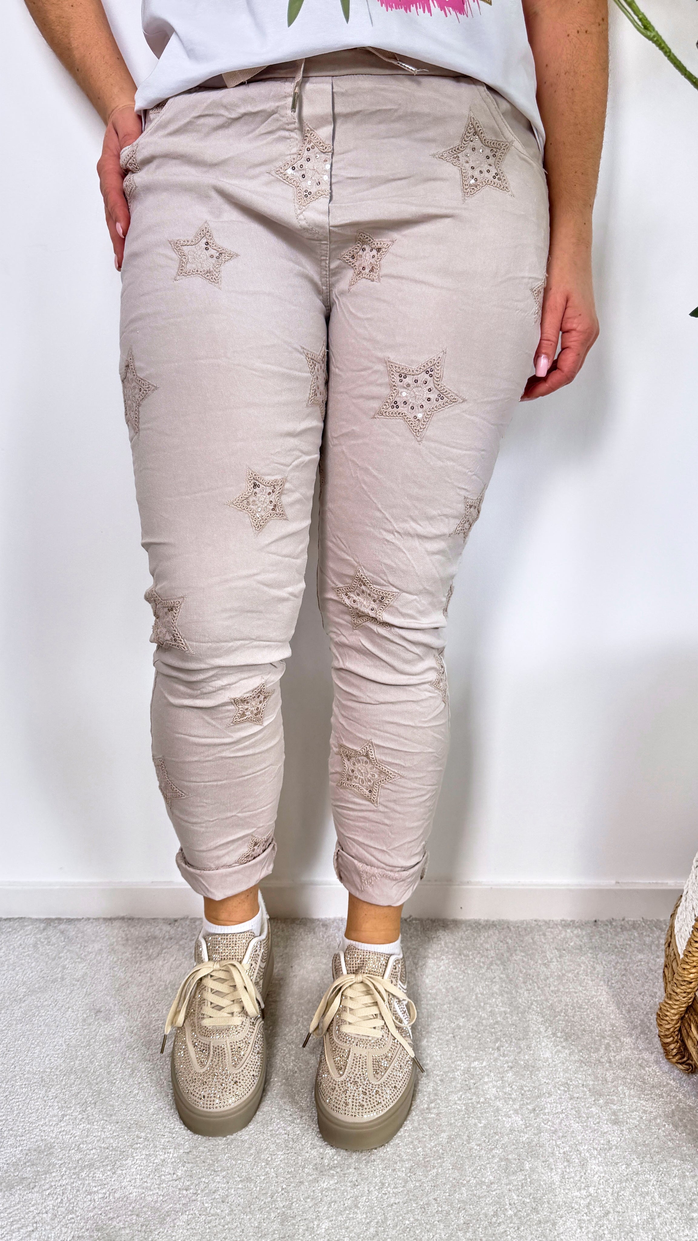 Jogpants Cosmic Shine *Beige*