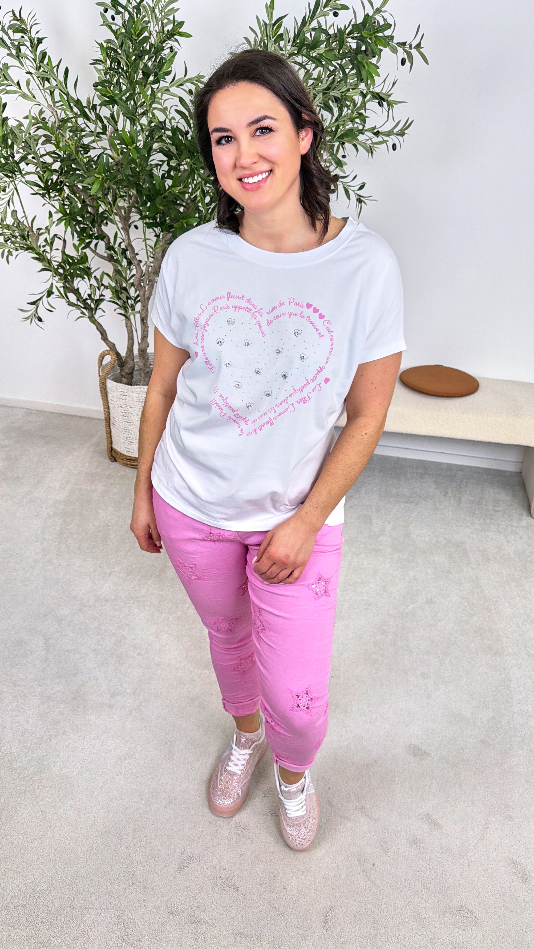 T-Shirt Poetic Paris *Pink*