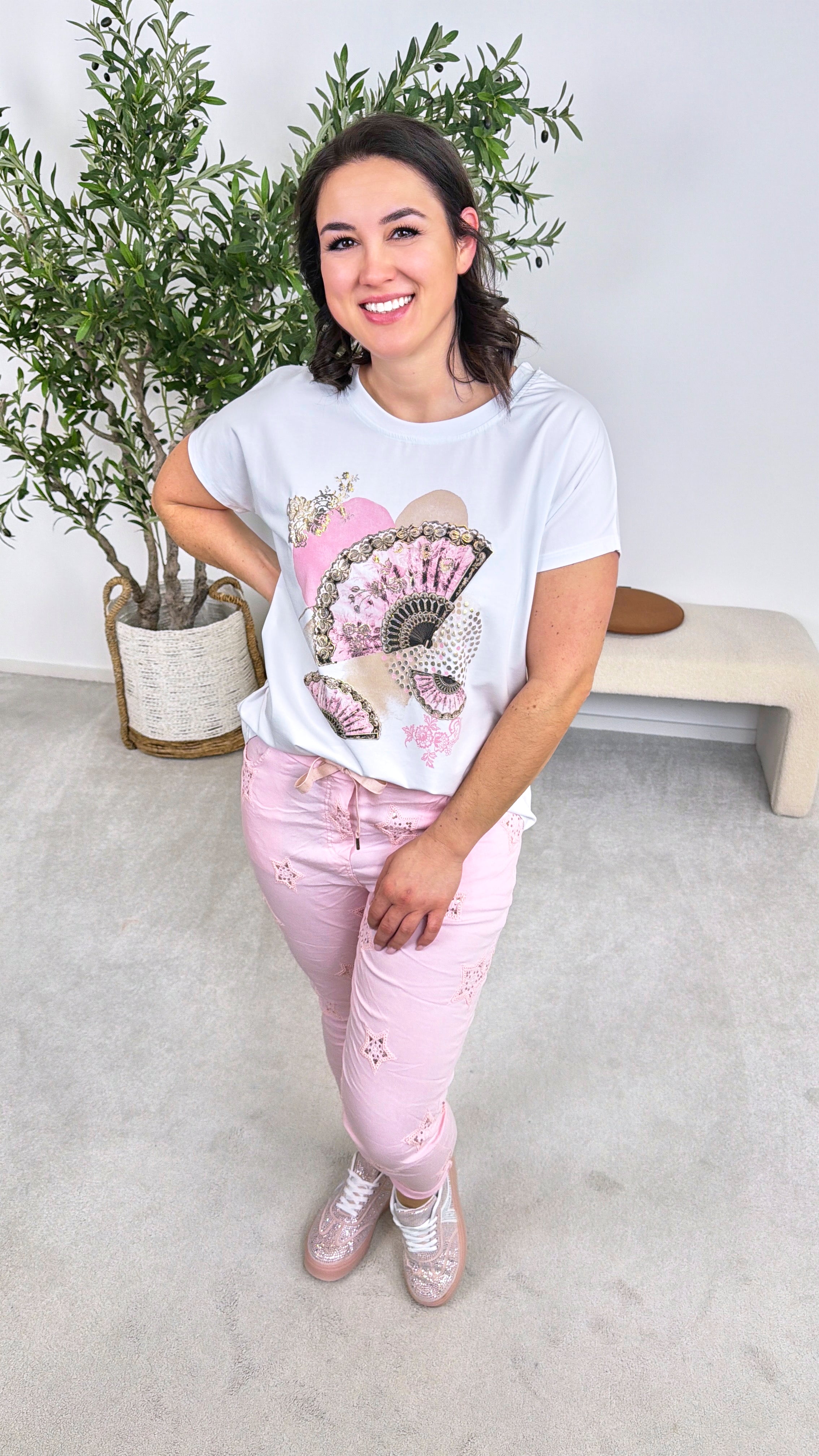 T-Shirt Blue Lace *Rosa*