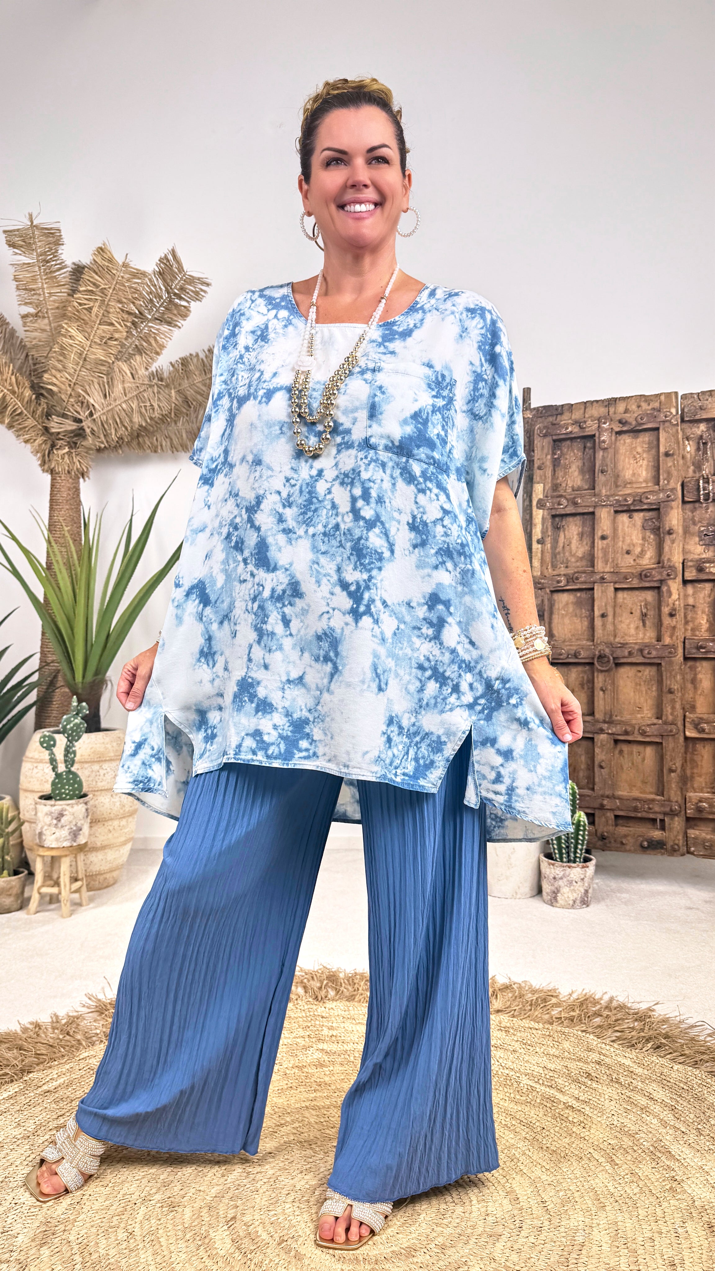 Oversized Shirt Salt Reverie