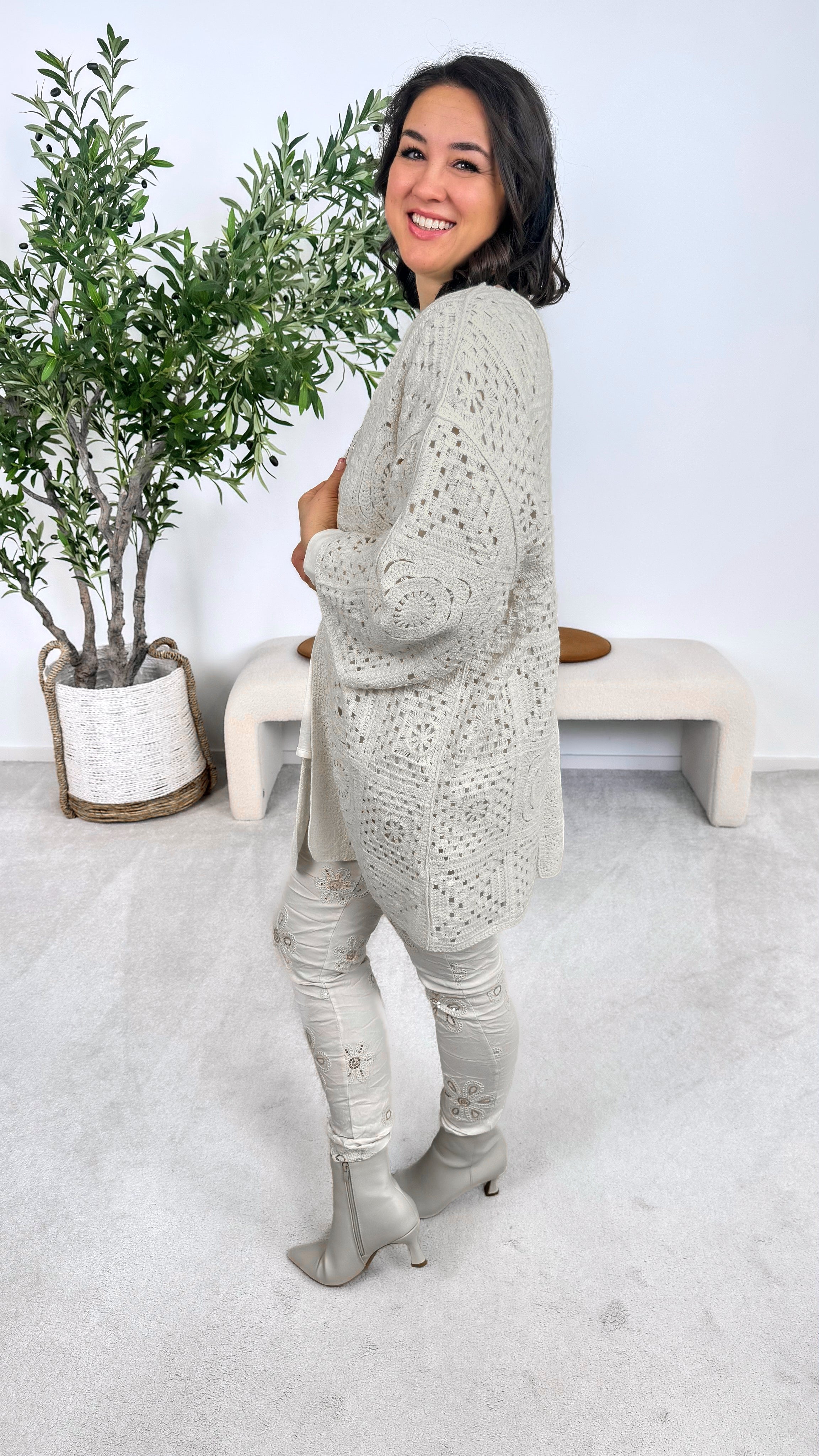 Häkel-Cardigan Daydream ZS68017 *Creme*