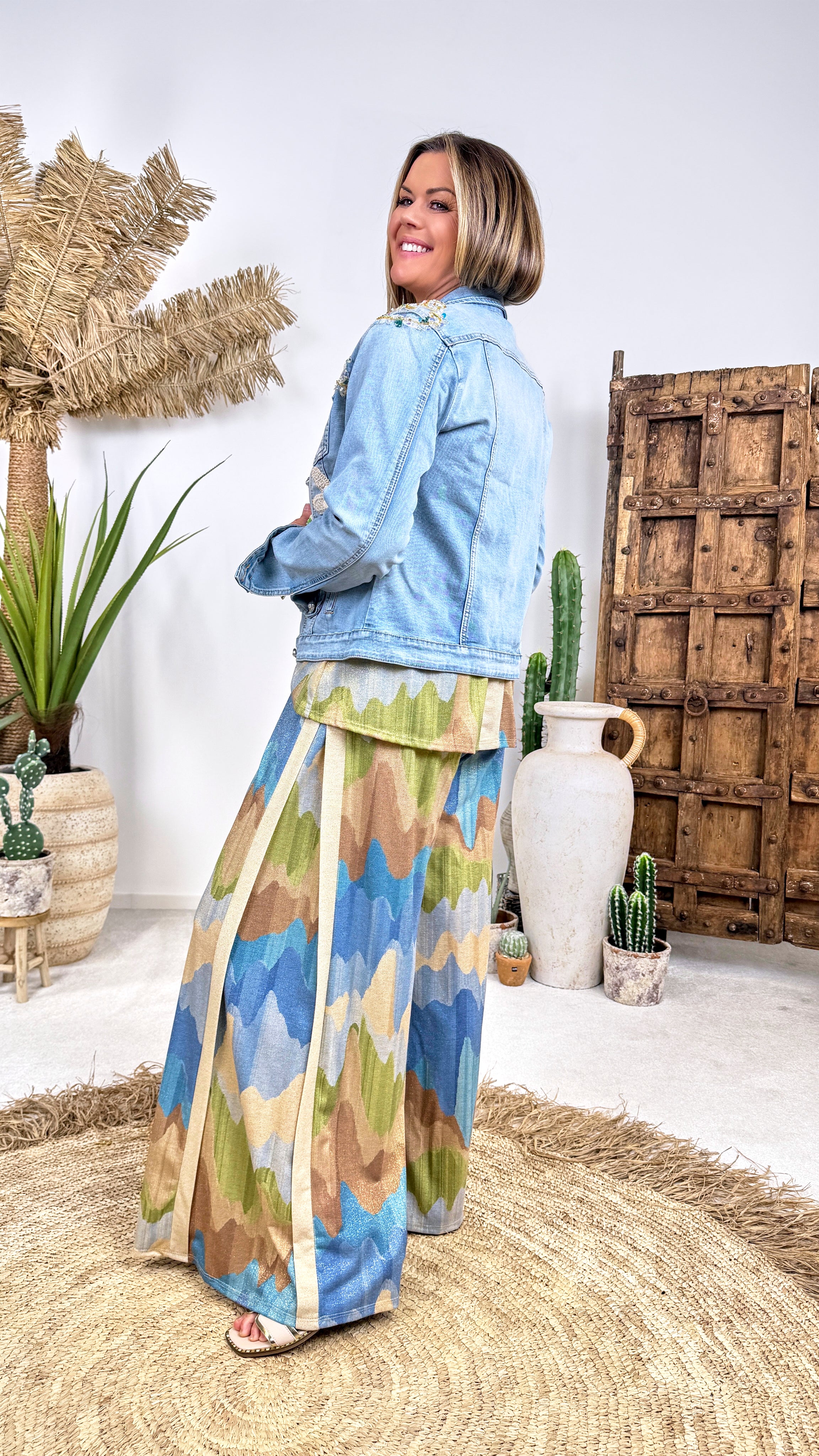 Jeansjacke Pastel Vibes