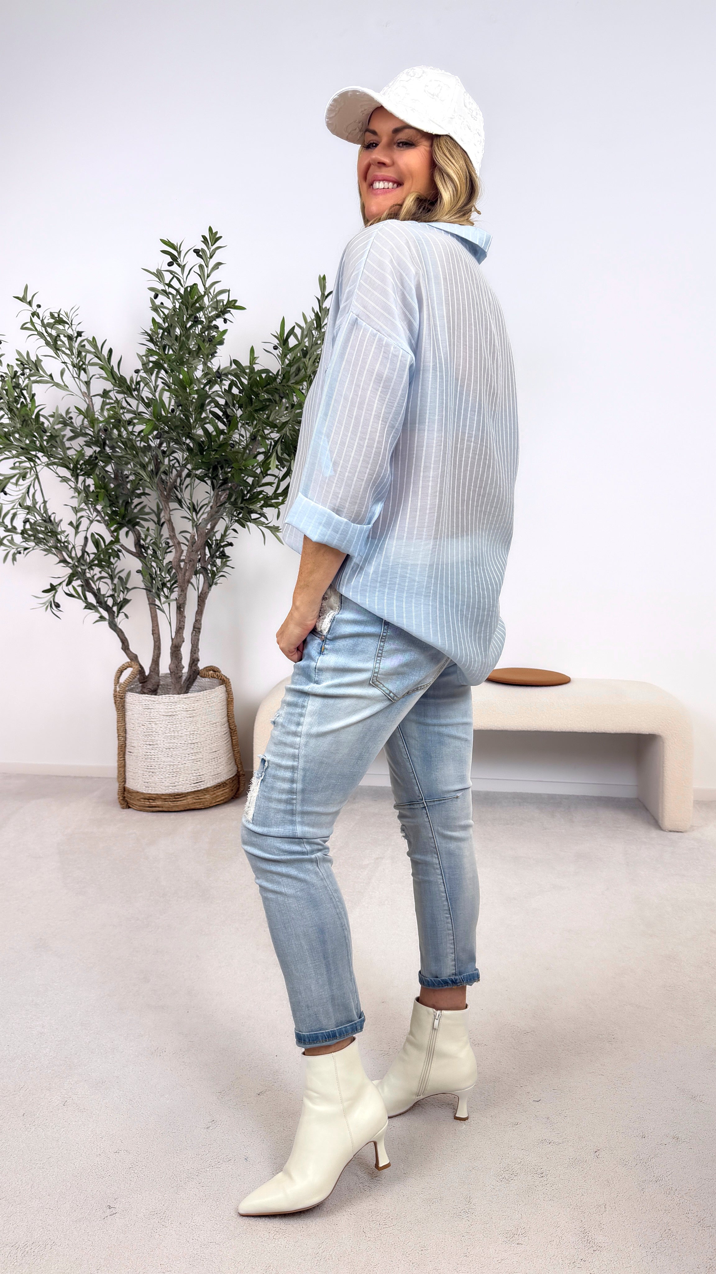 Bluse Sugar Sky *Blau*