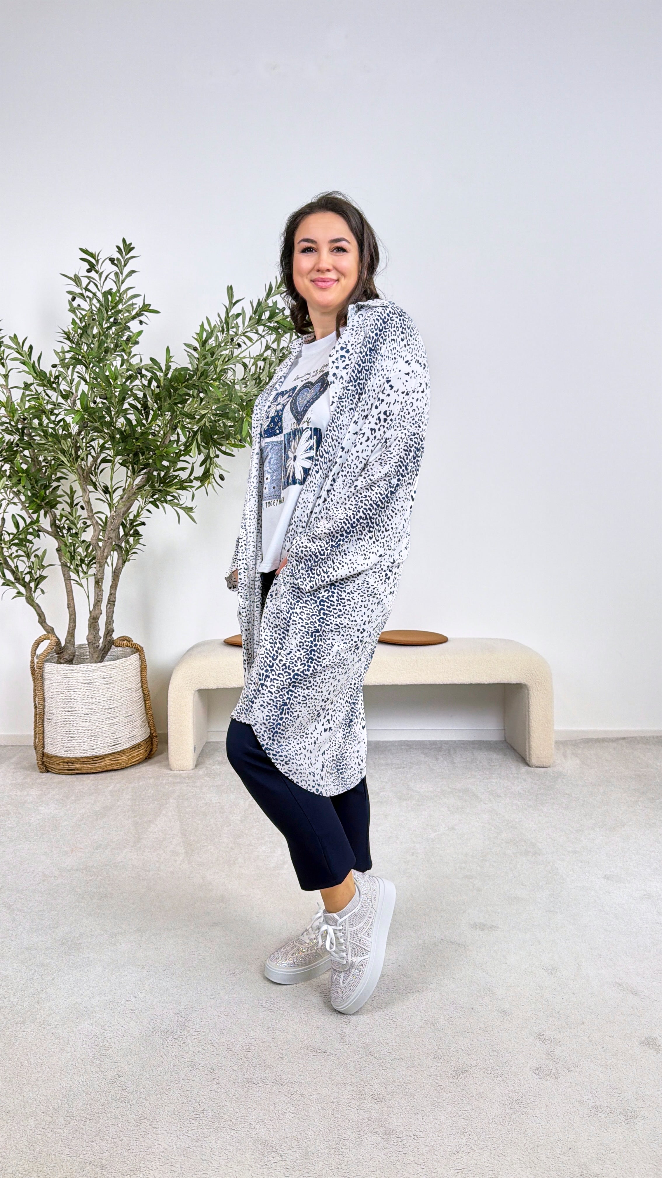 Blusen-Kleid Trend Queen *Dunkelblau*