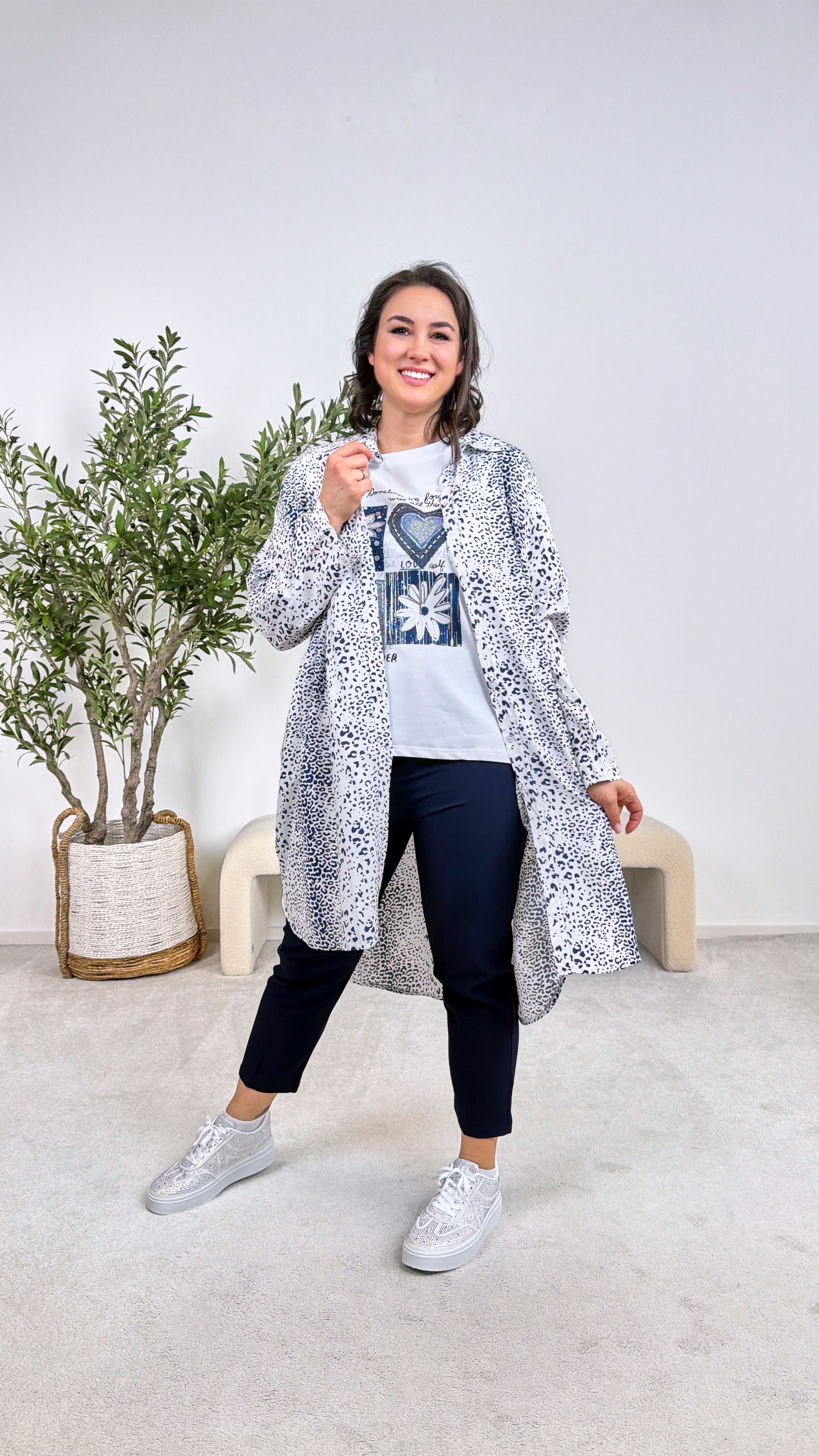 Blusen-Kleid Trend Queen *Dunkelblau*