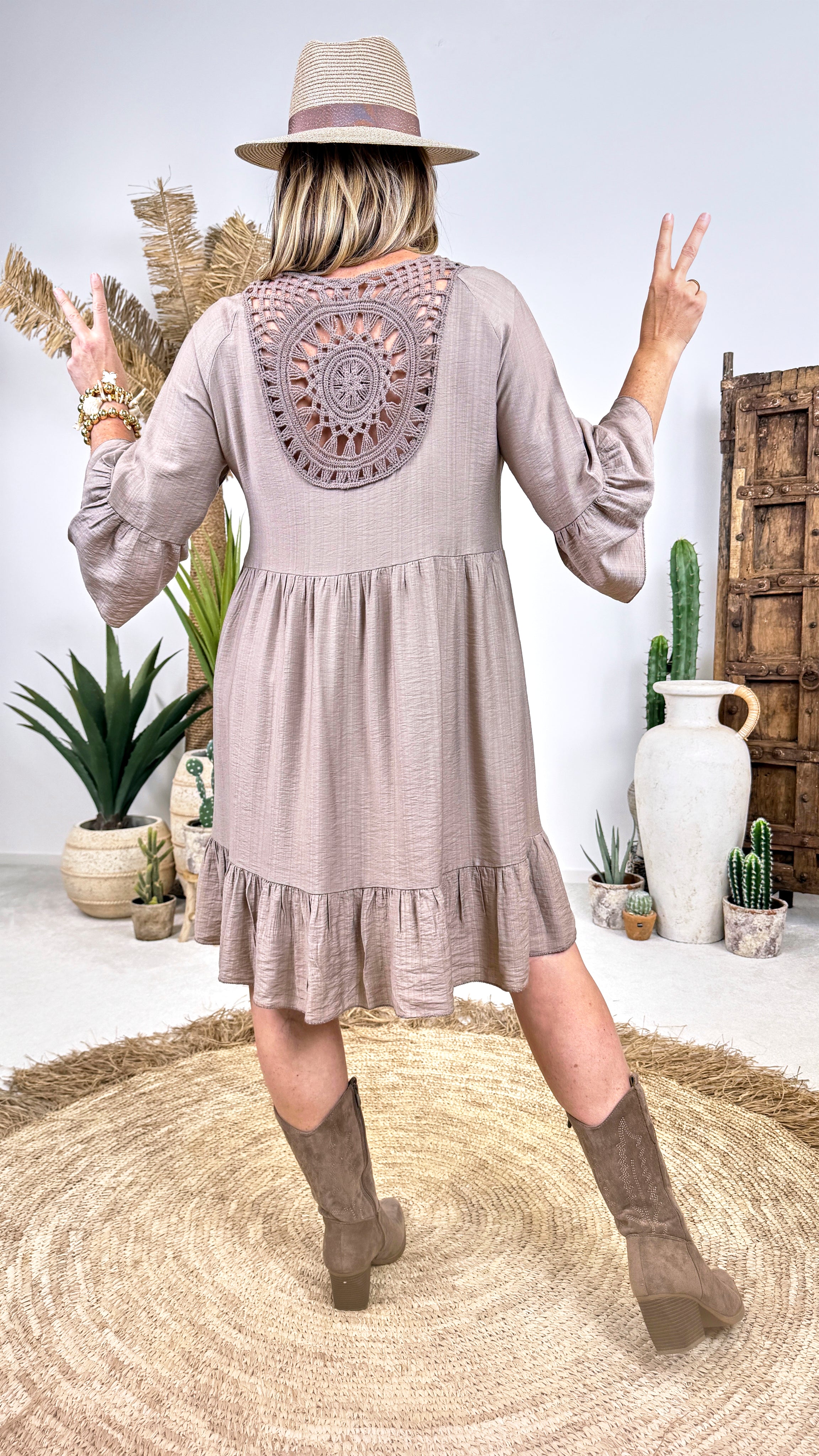 Kleid Free Gypsy *Taupe*