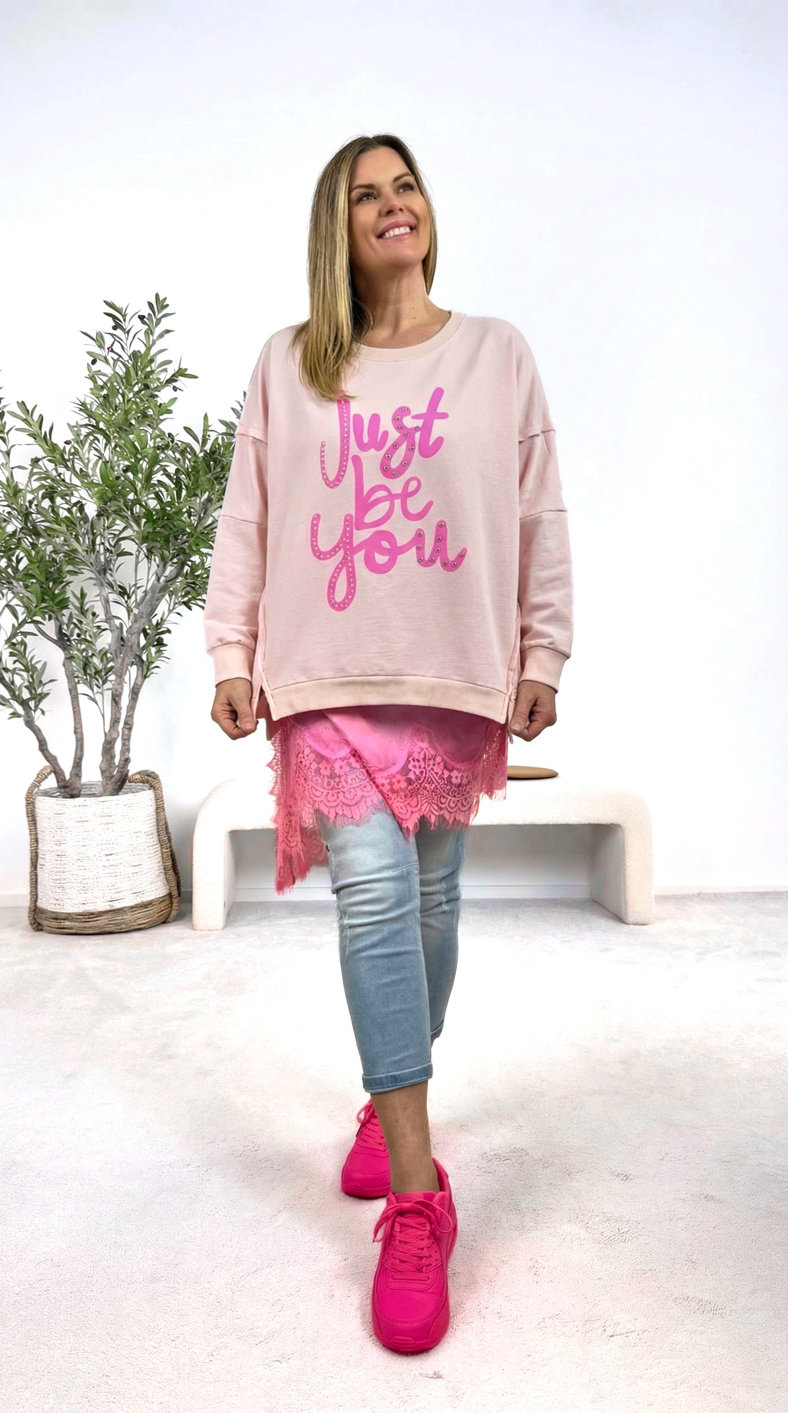 Pullover Just Be You *Rosa*