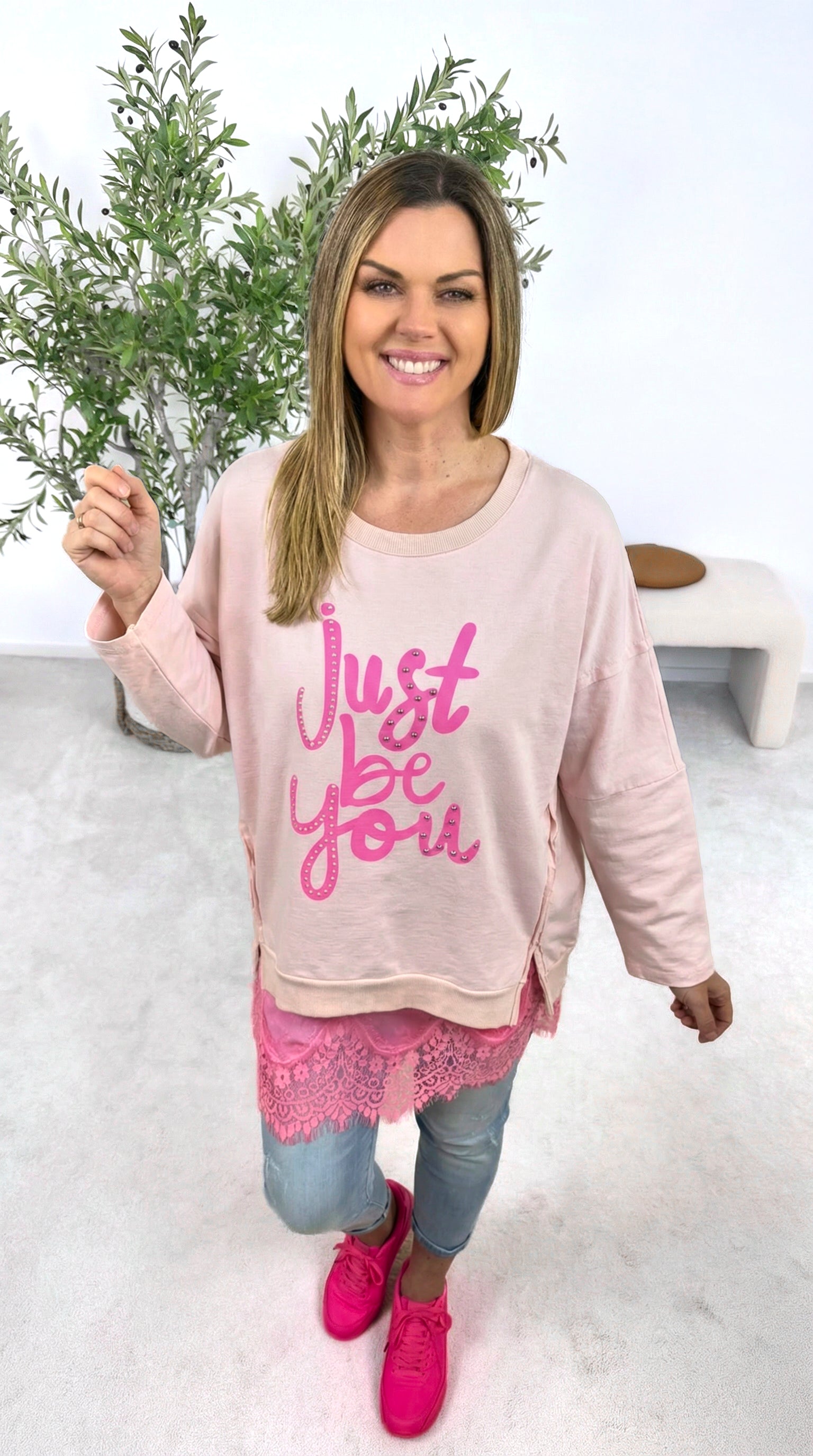 Pullover Just Be You *Rosa*