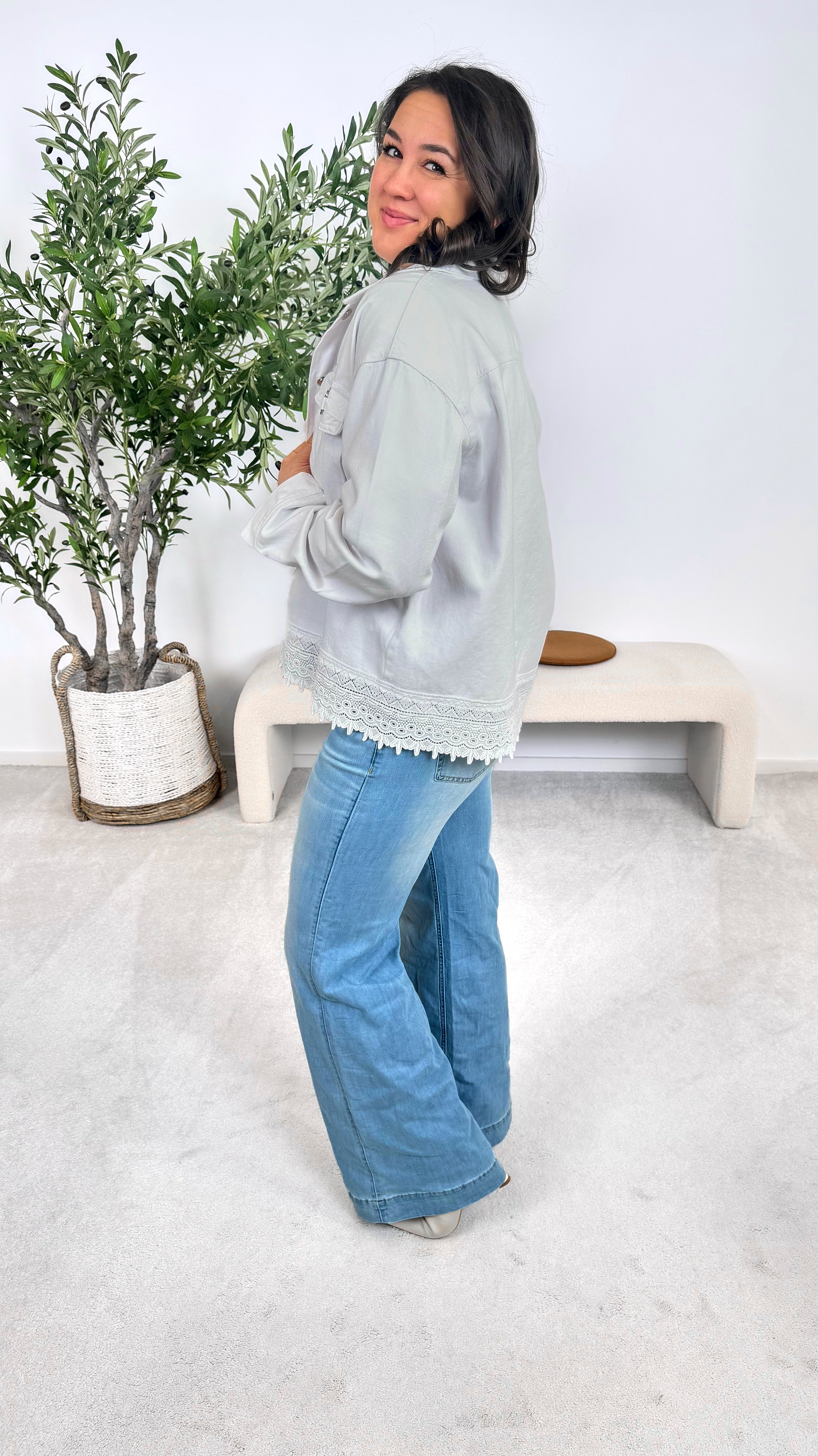 Jacke Heart Chain *Weiß*