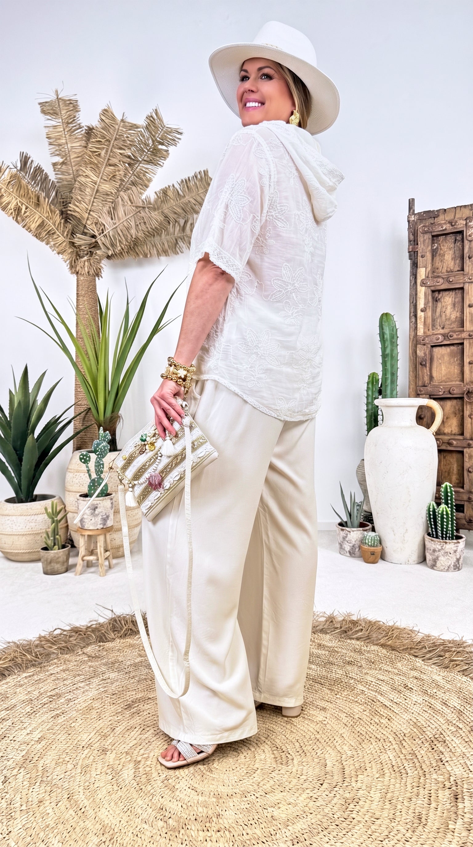 Bluse Firenze Bloom *Weiß*
