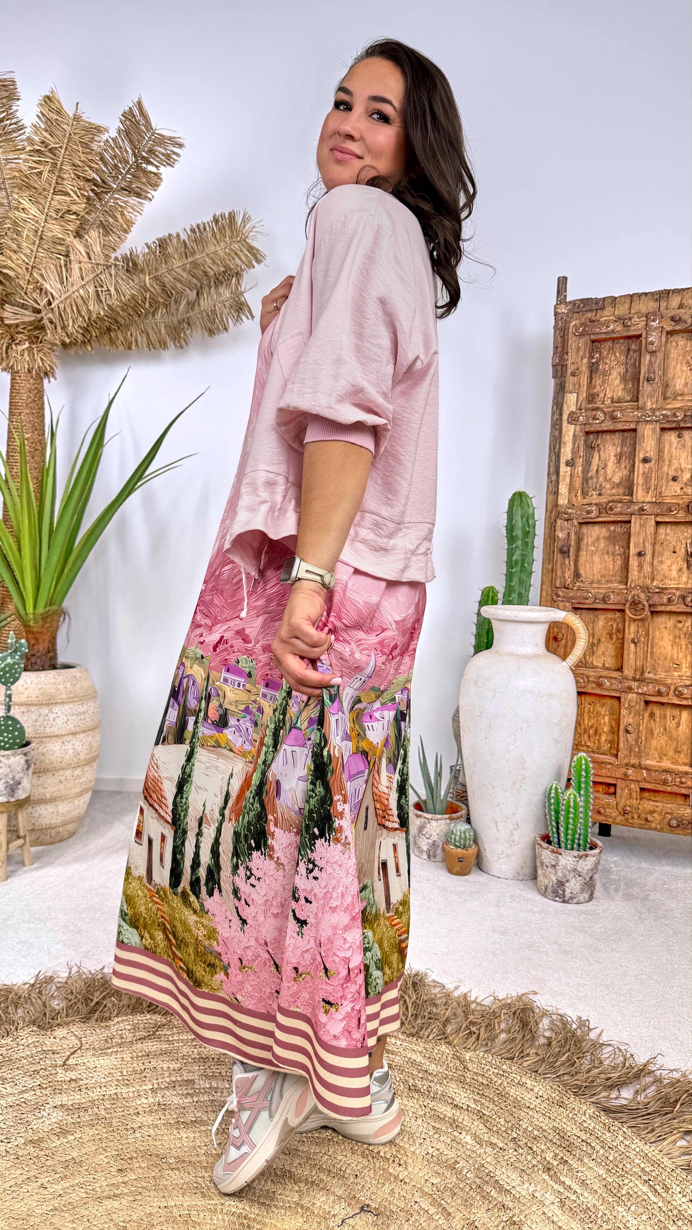 Langes Kleid Panorama *Rosa*