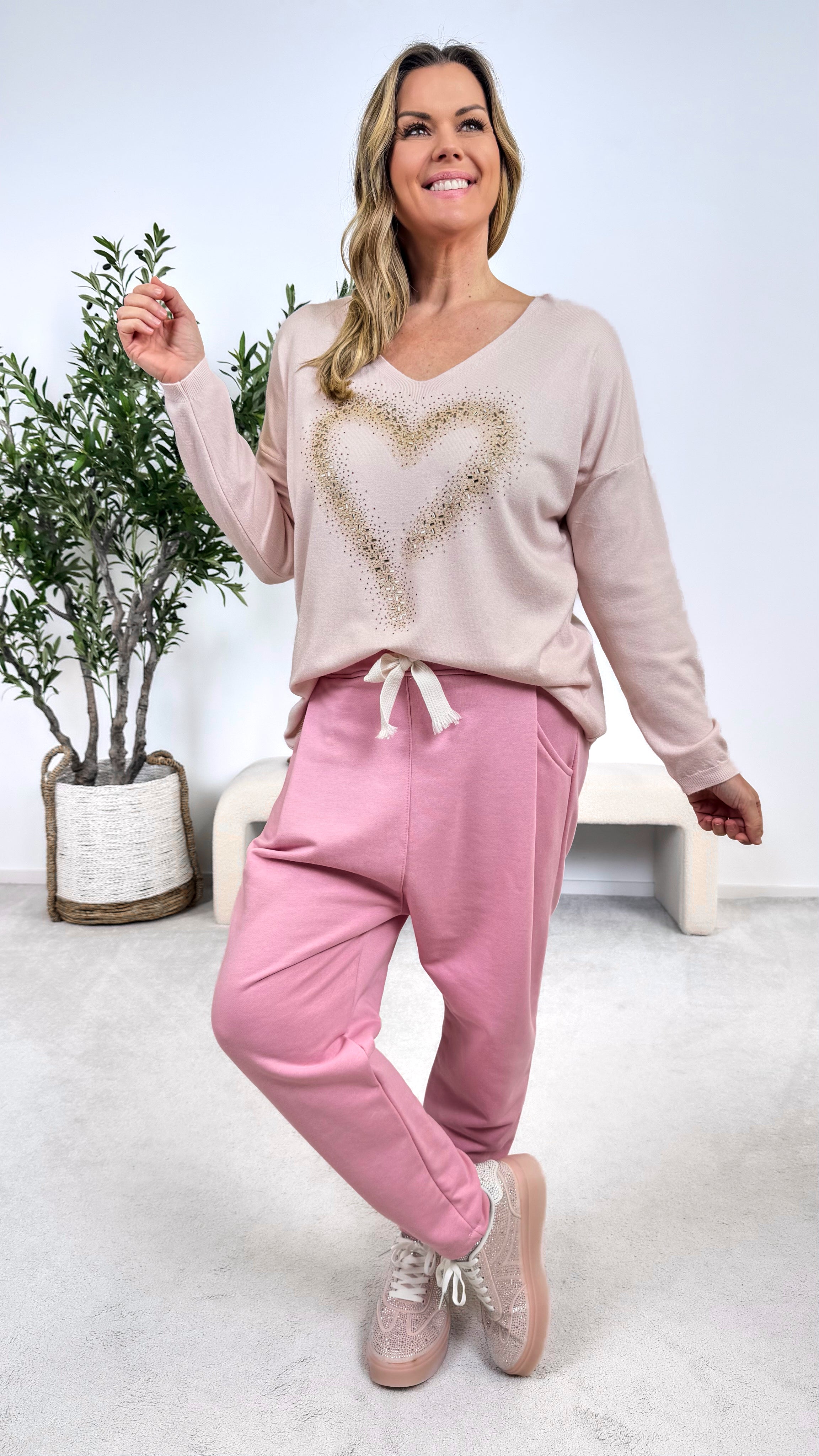 Pullover Signature Love *Rosa*