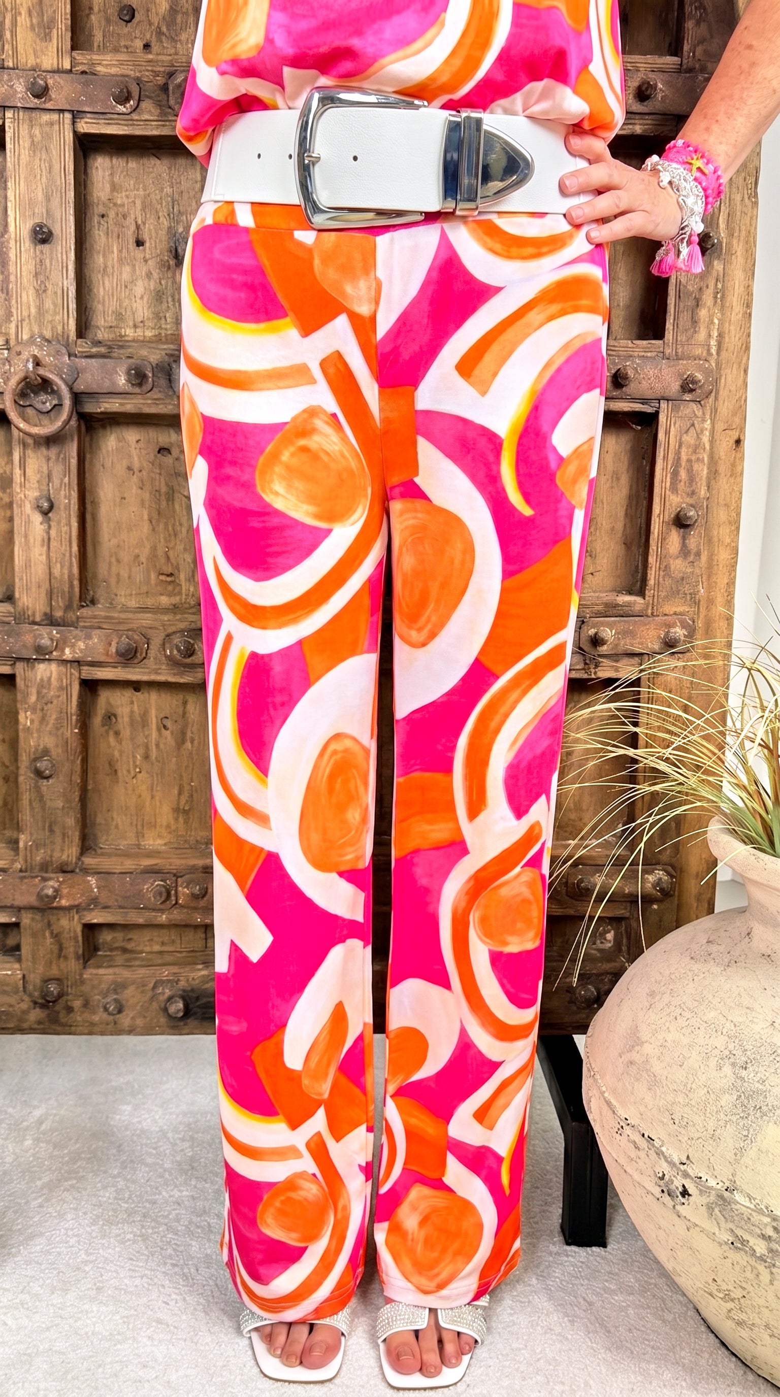 Culotte Hose Color Beach *Pink/Orange*