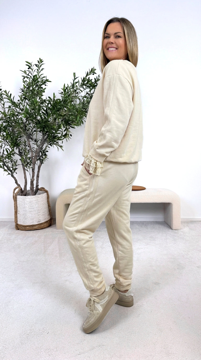 Sweatshirt Leo Dog *Creme*