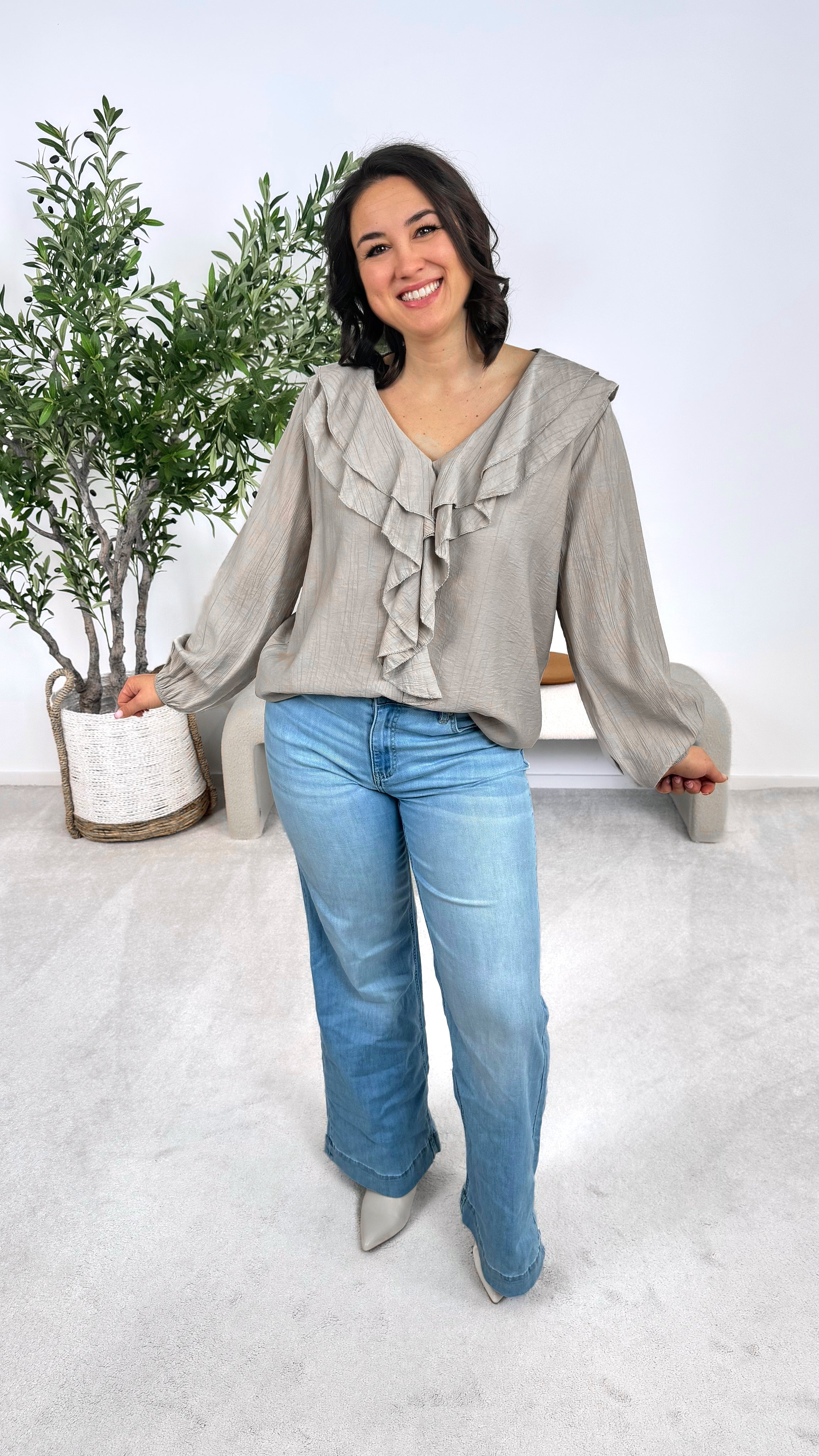 Bluse Pure Spring *Taupe*