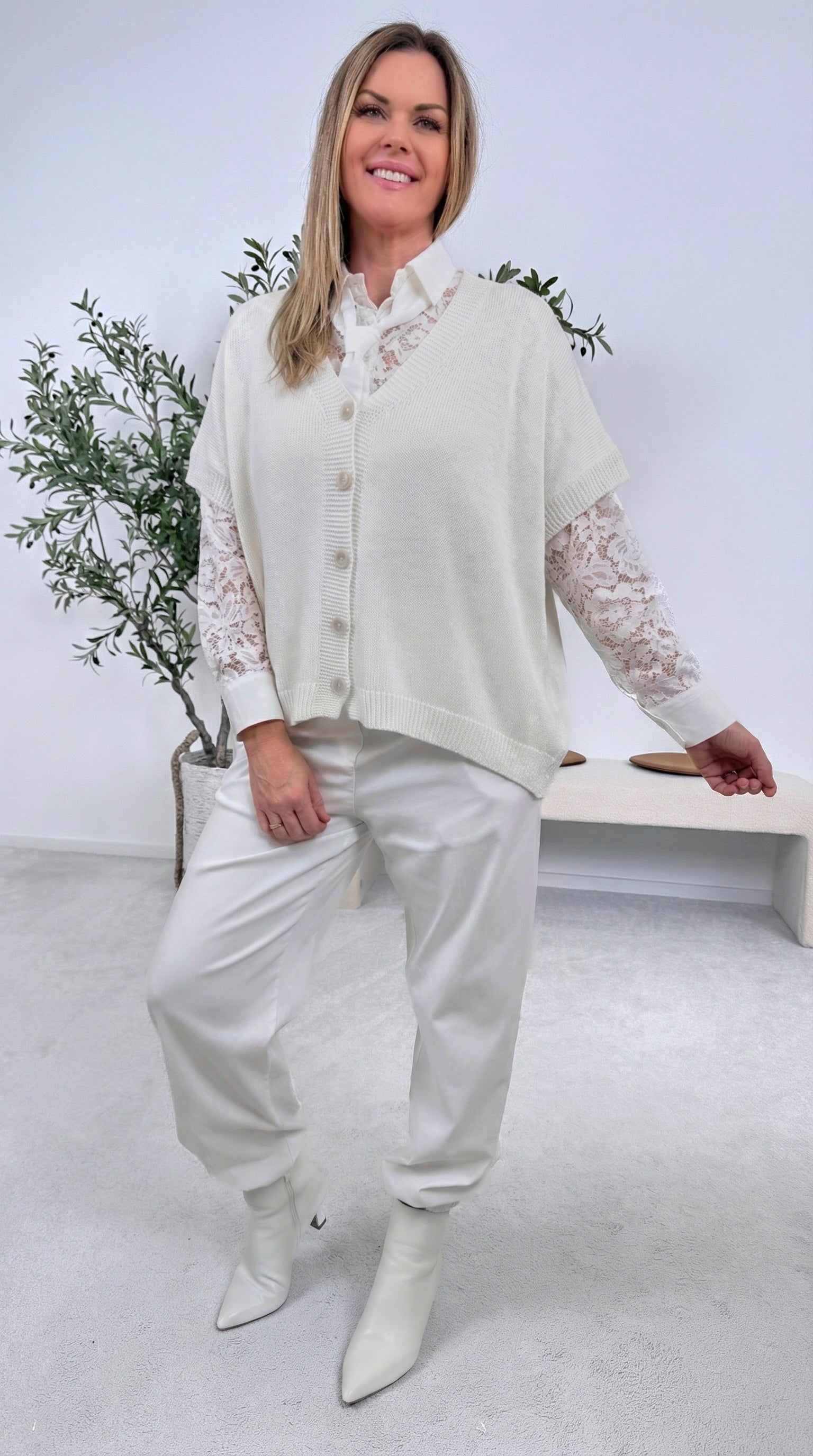 Strick-Cardigan Sweet Harmony *Weiß*