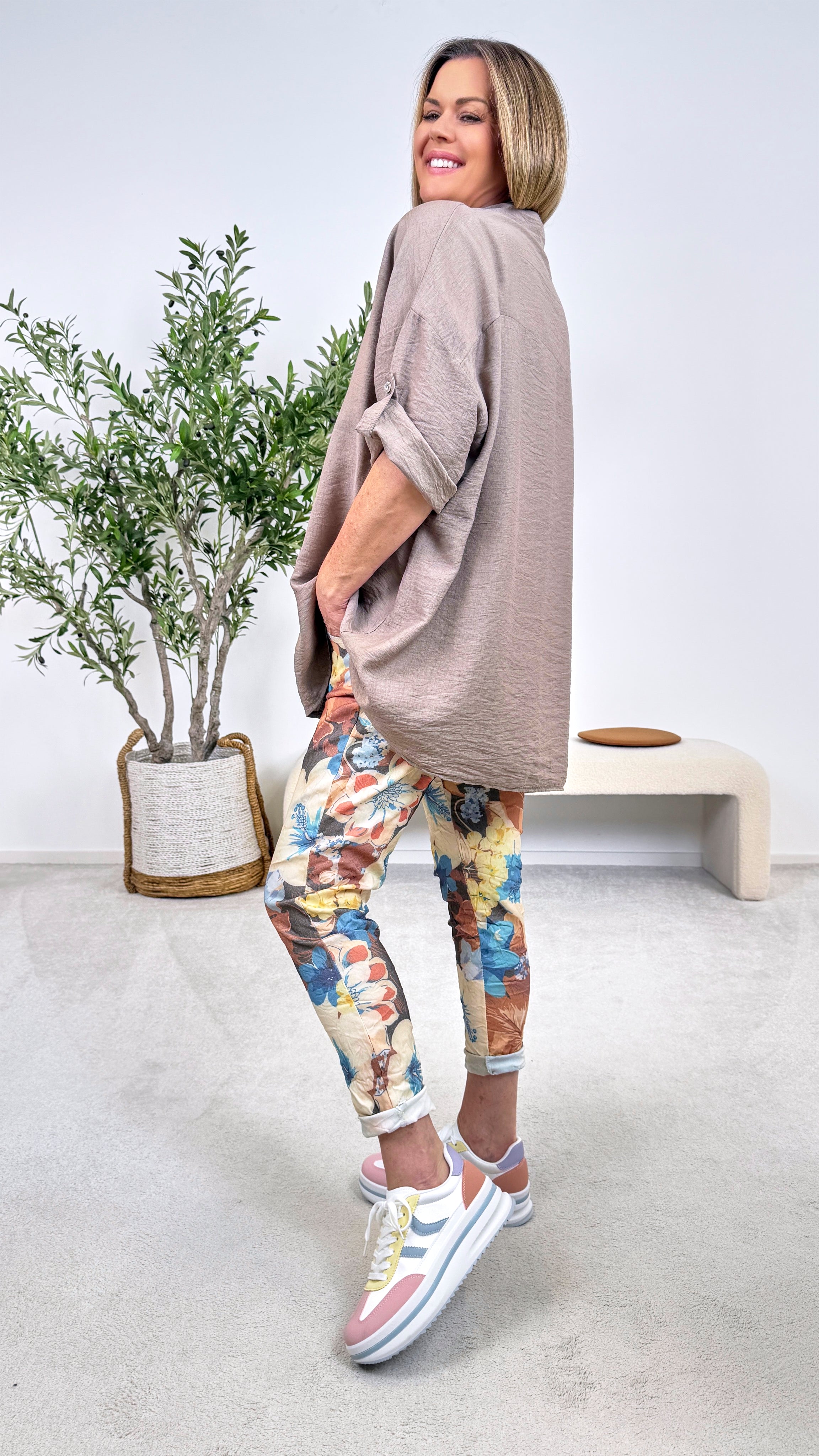 Bluse Let it Flow *Taupe*