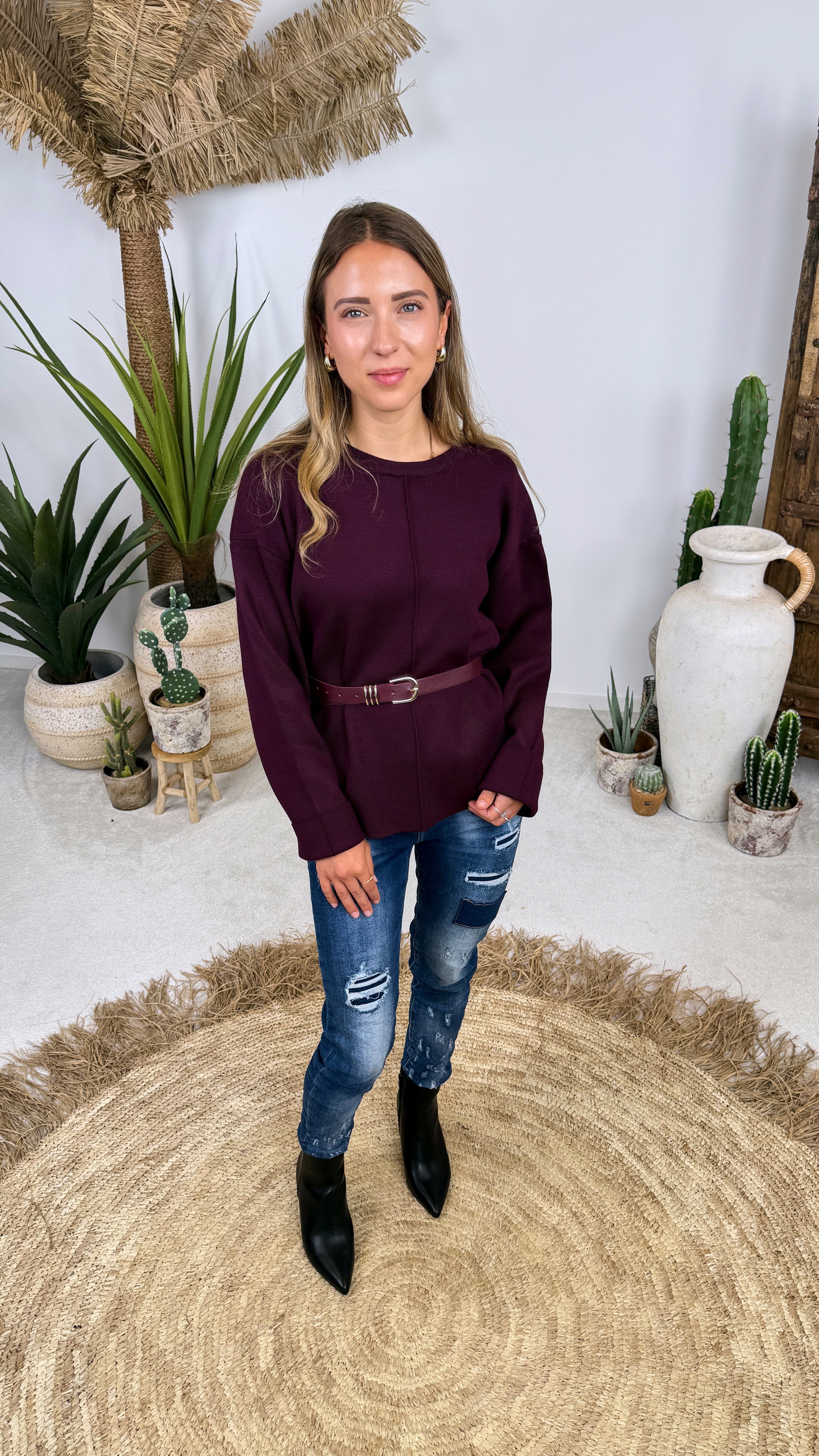 Pullover Isogon *Bordeaux*