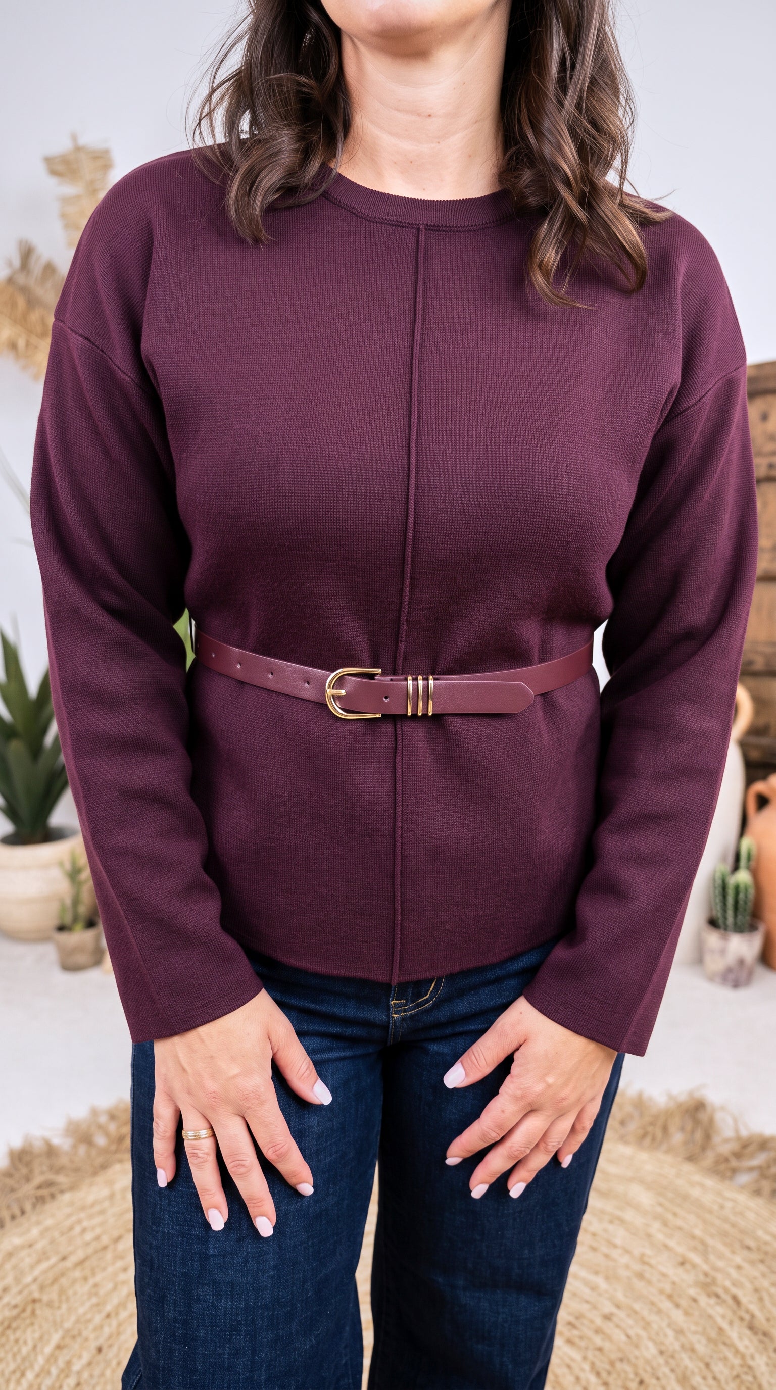 Pullover Isogon *Bordeaux*