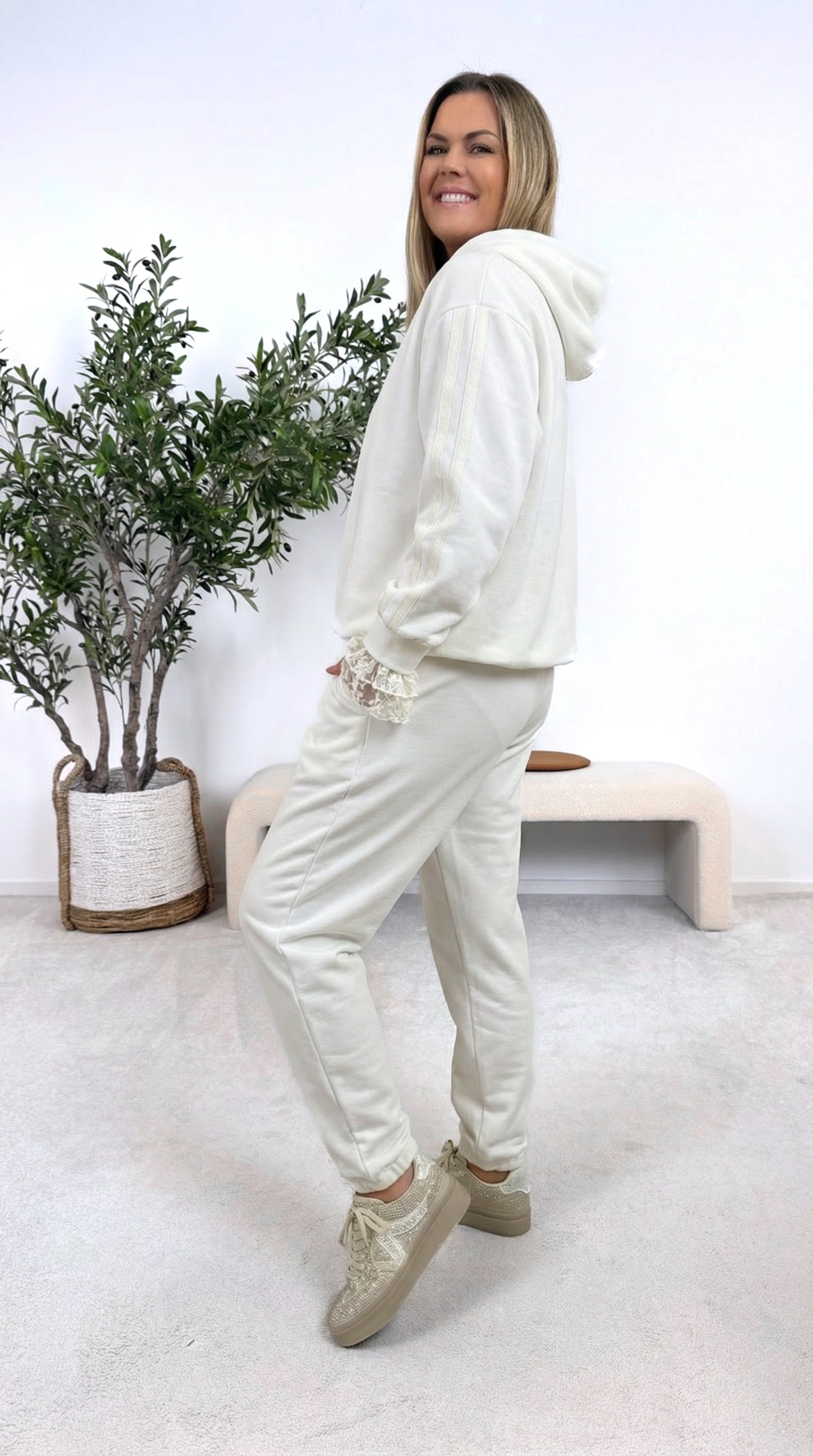 Sweatshirt Leo Dog *Weiß*