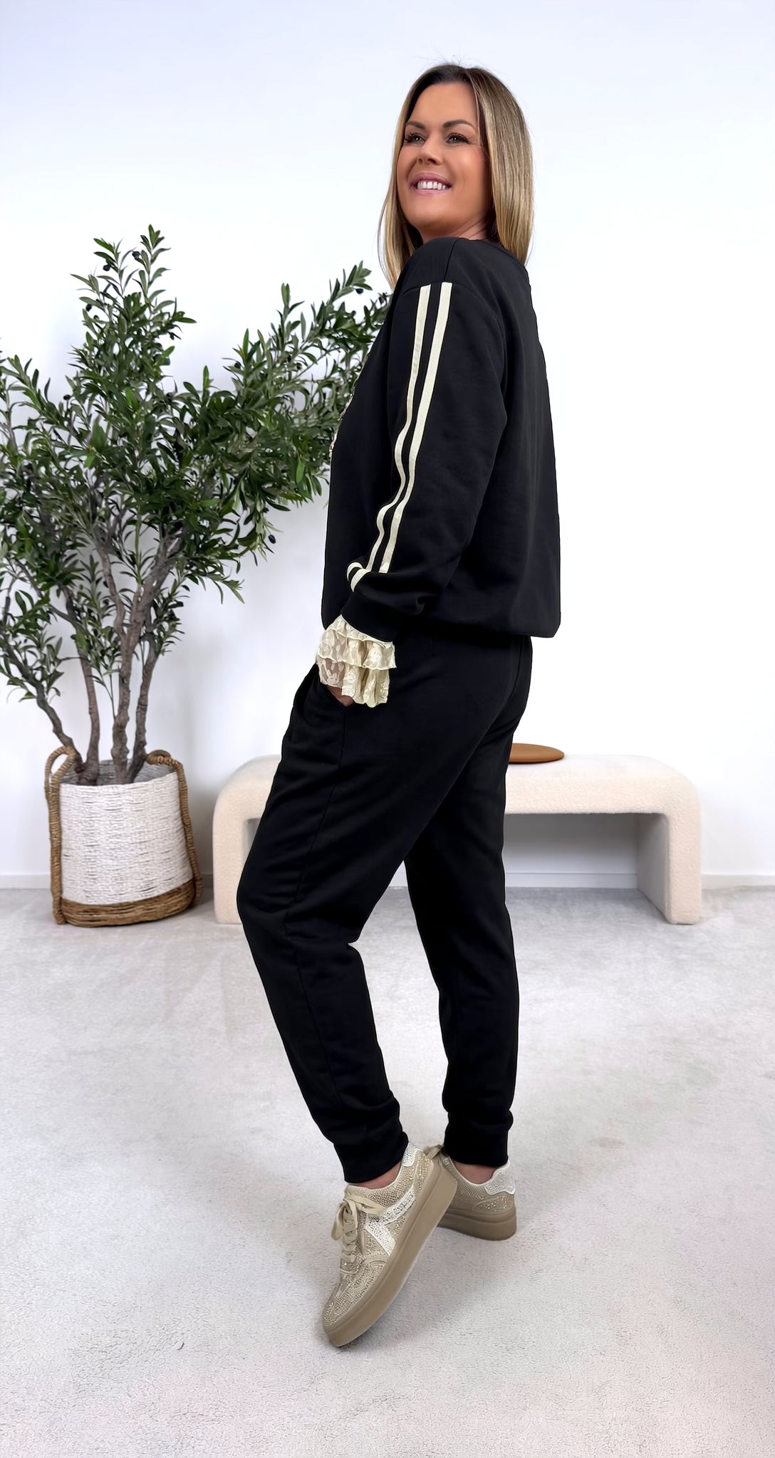 Sweatshirt Leo Dog *Schwarz*