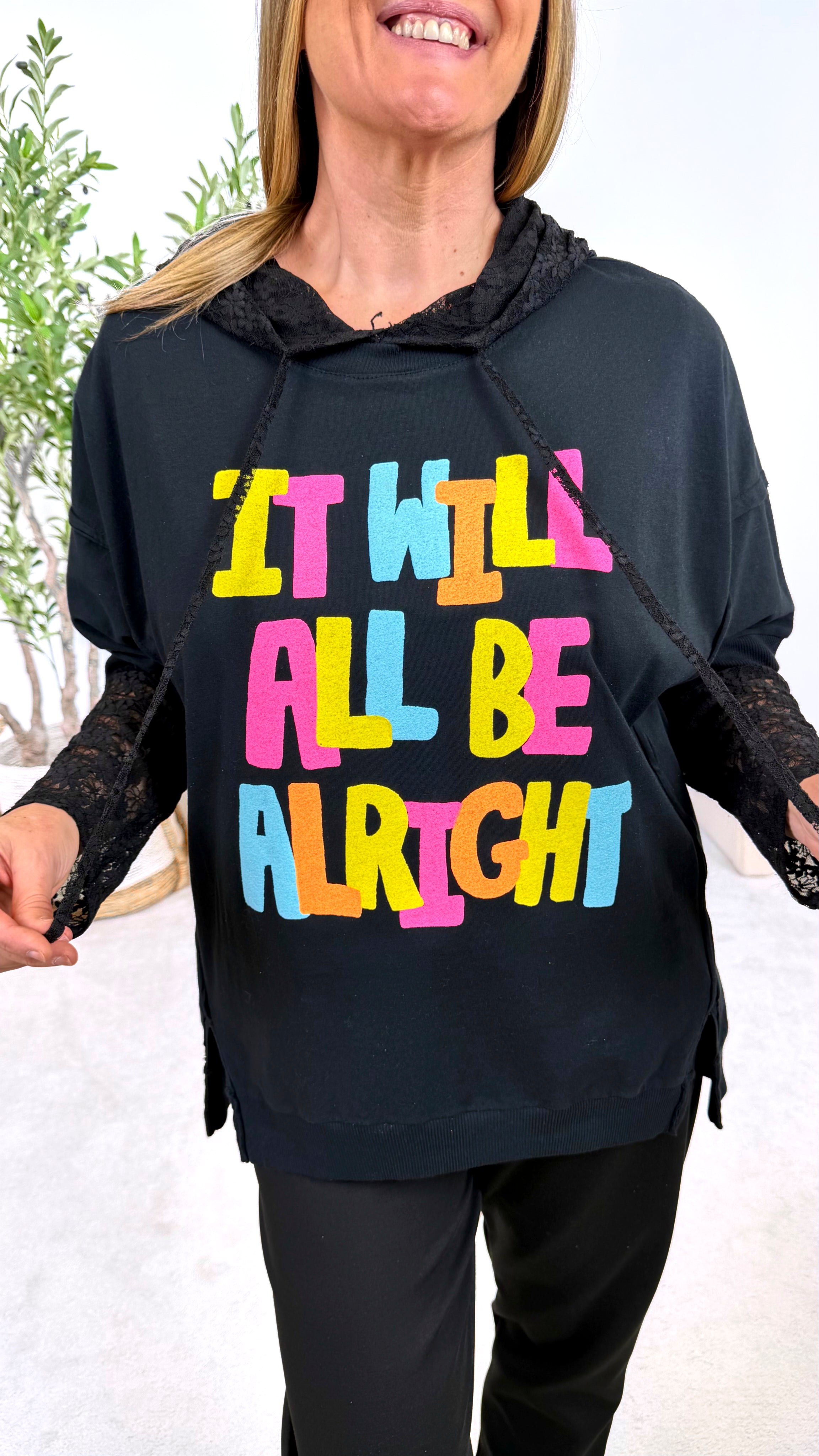 T-Shirt Alright *Schwarz*