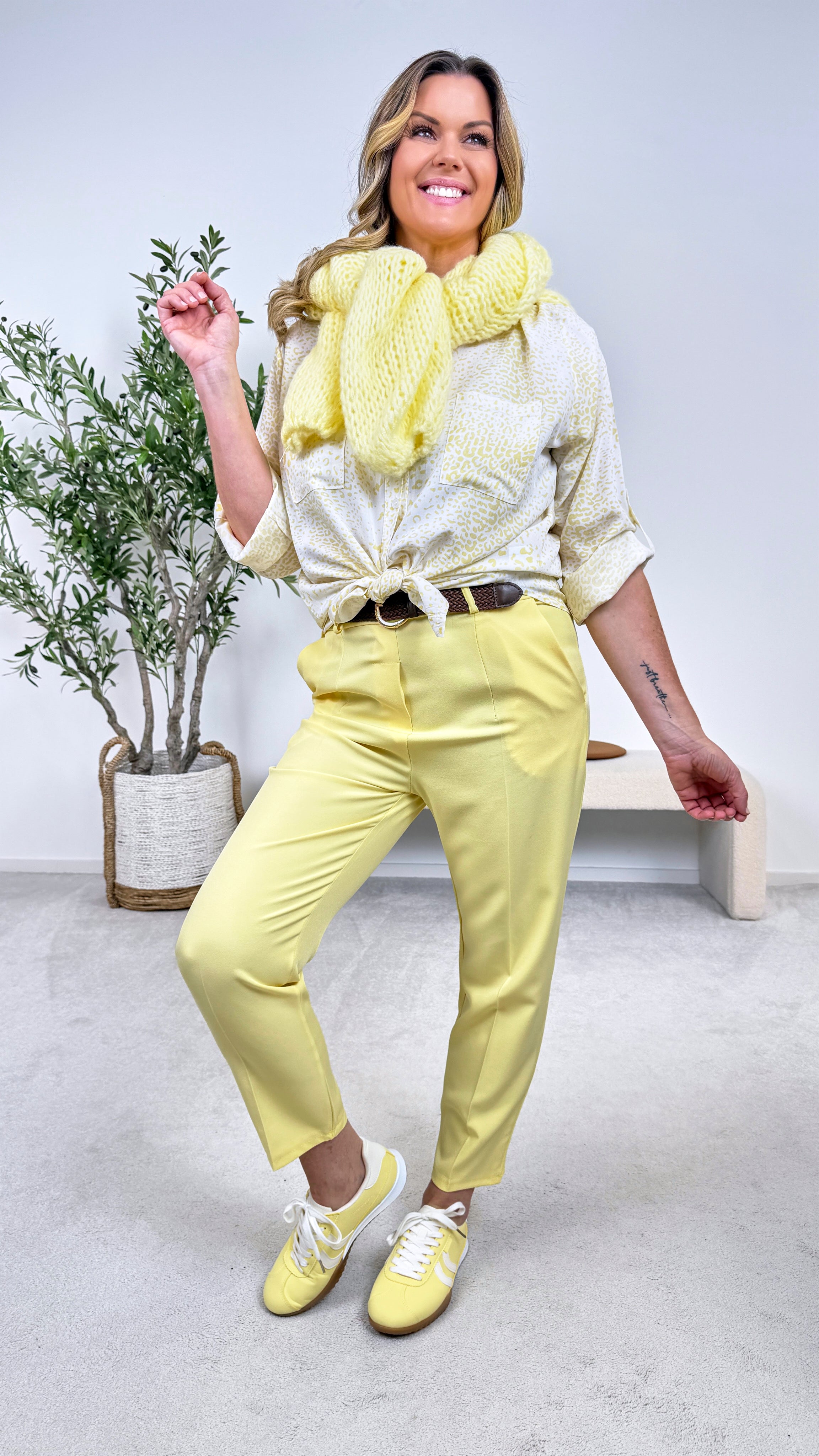 Bluse Statement Soul *Gelb*