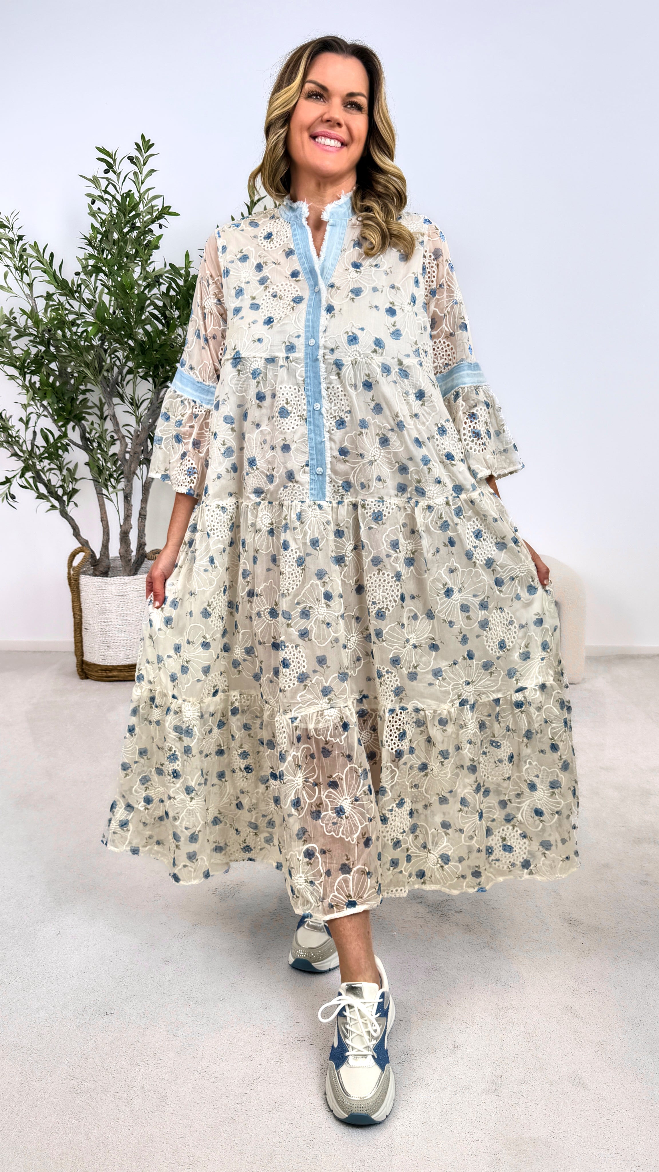 Langes Kleid Bluebell Dream