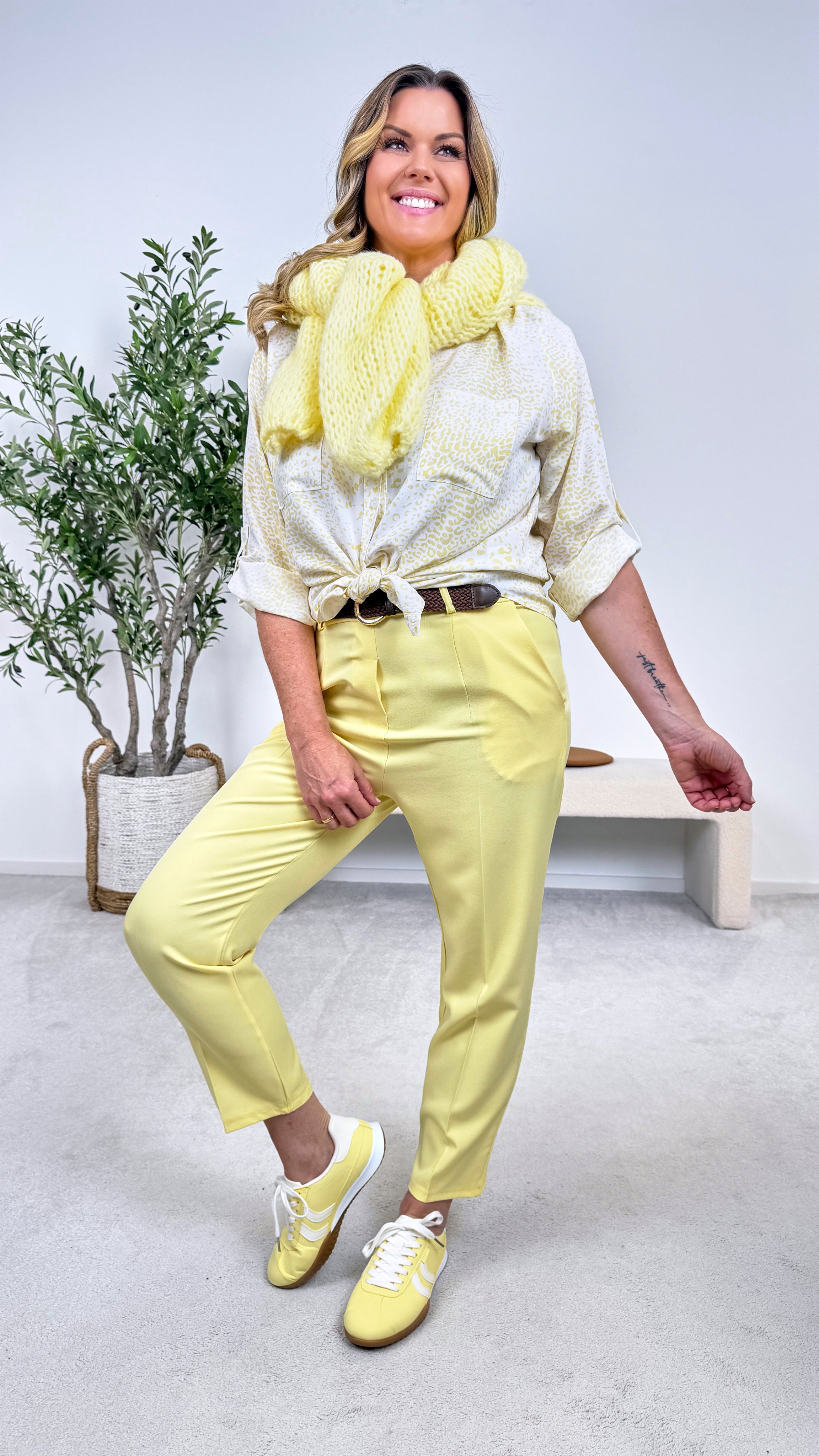 Bluse Statement Soul *Gelb*