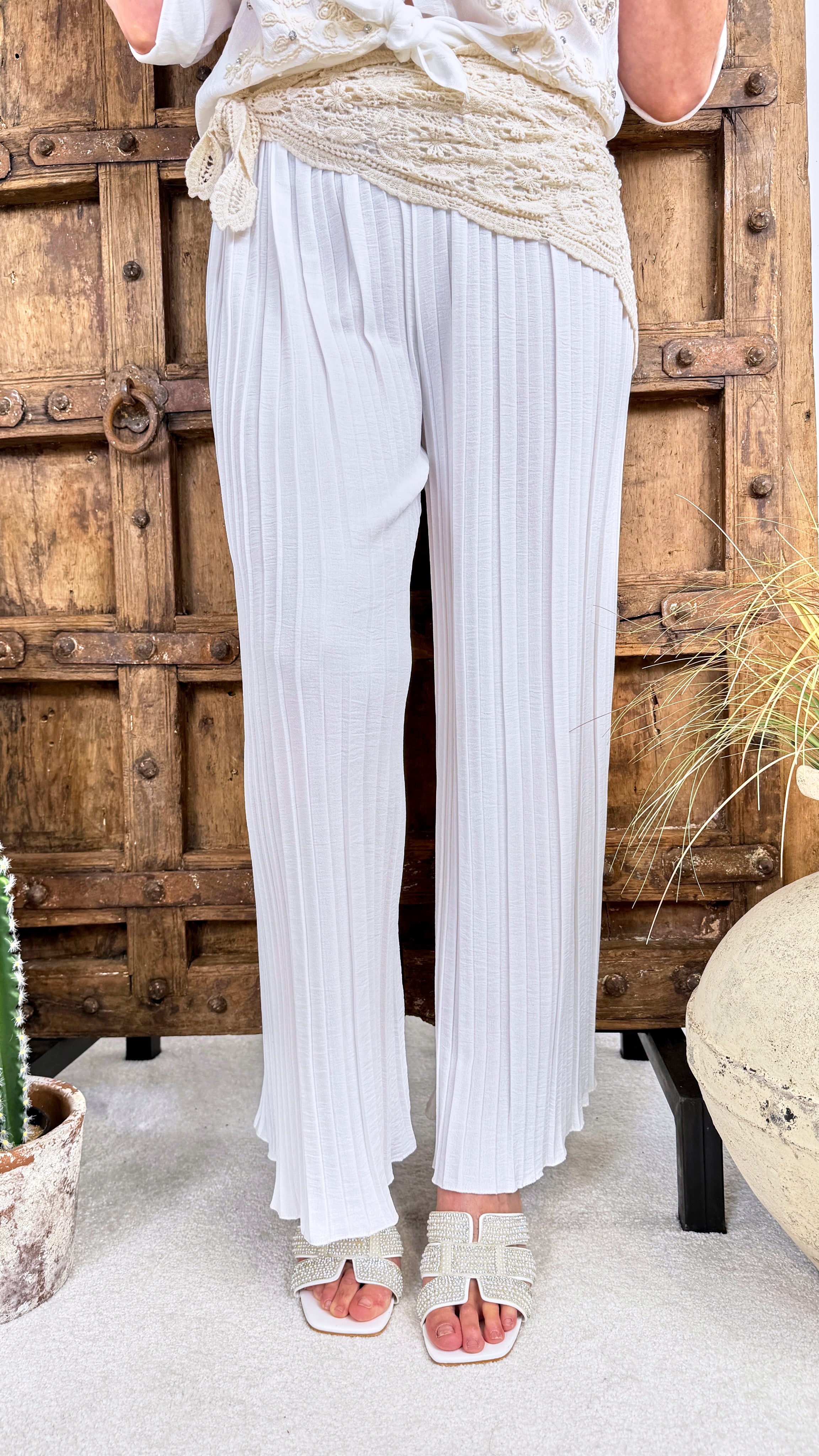 Culotte Hose Sunset Movement *Weiß*