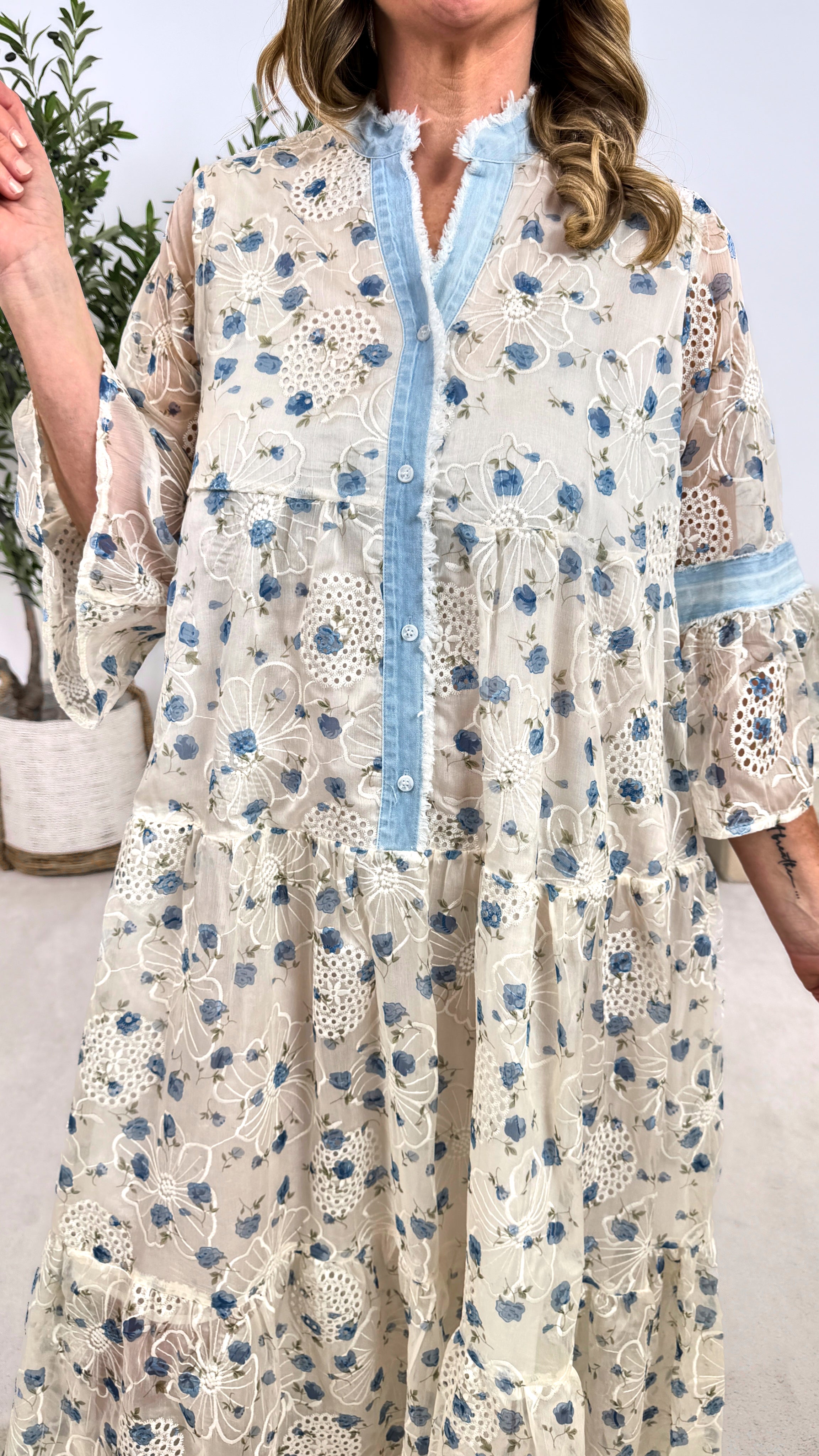 Langes Kleid Bluebell Dream