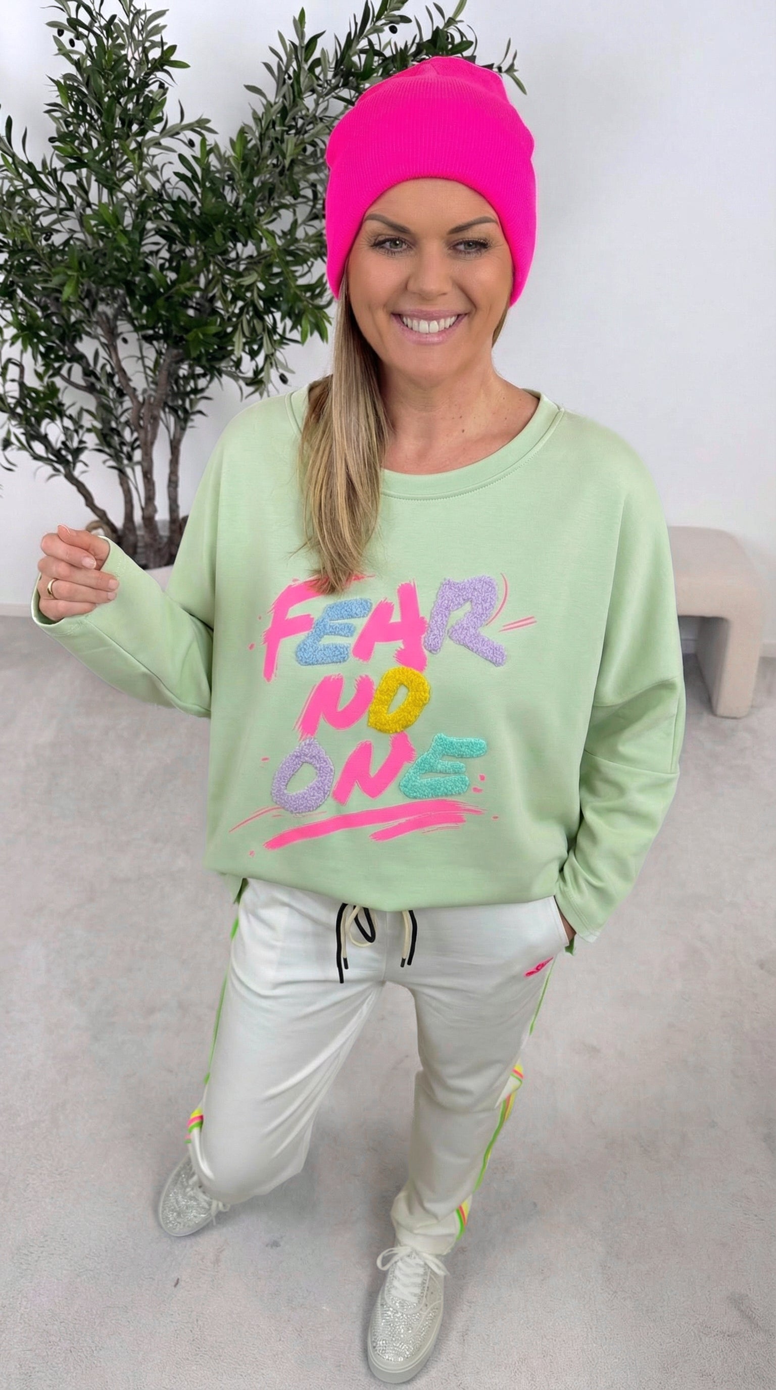 Sweatshirt Fear No One *Mint*
